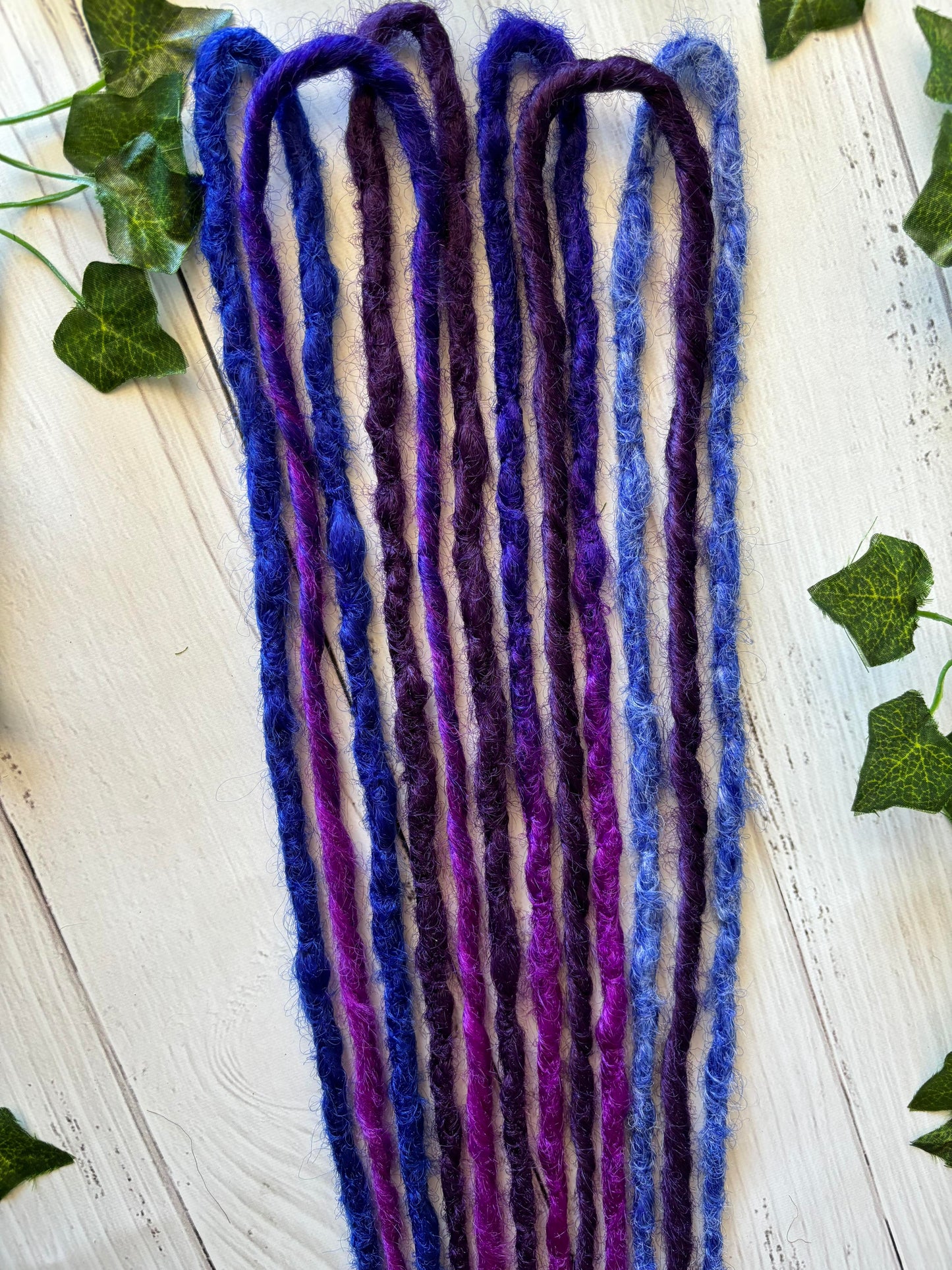 Set of 6 Night Sky Double Ended Dreadlocks