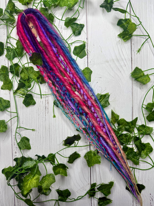 Set of 6, 52-58cm Soft Colourful Synthetic Extensions (only available for online purchase)