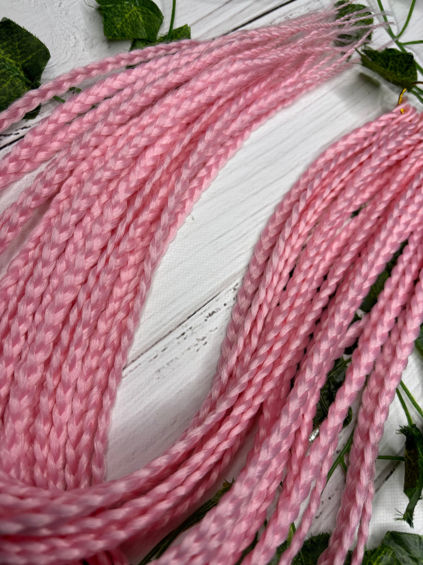 Pastel Pink Reusable Braids