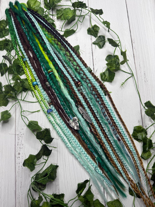 Set of 16, 55-66cm Earthy Blend Synthetic Extensions (only available for online purchase)