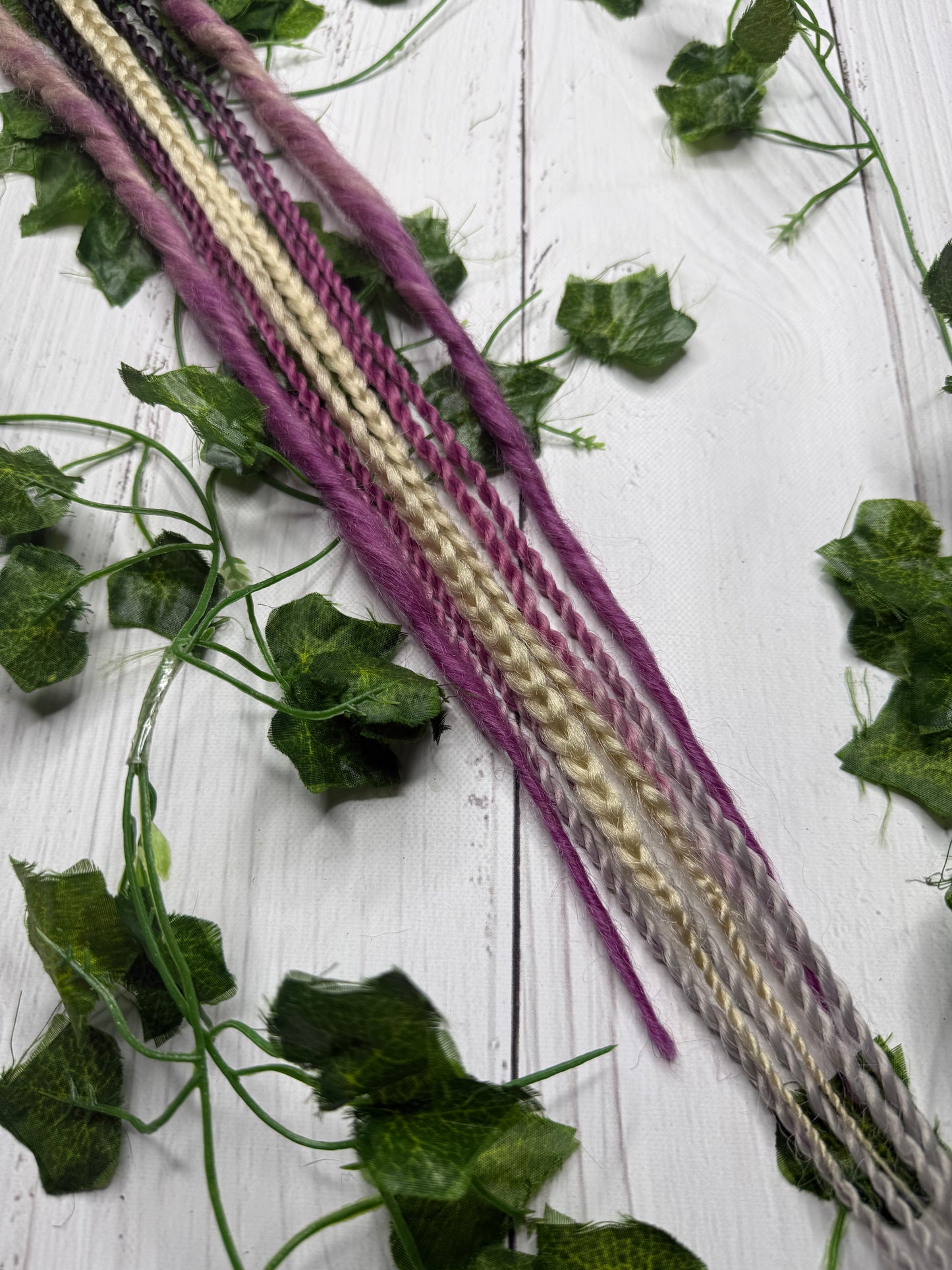 Set of 7, 49-64cm Purple Blend Synthetic Extensions (only available for online purchase)