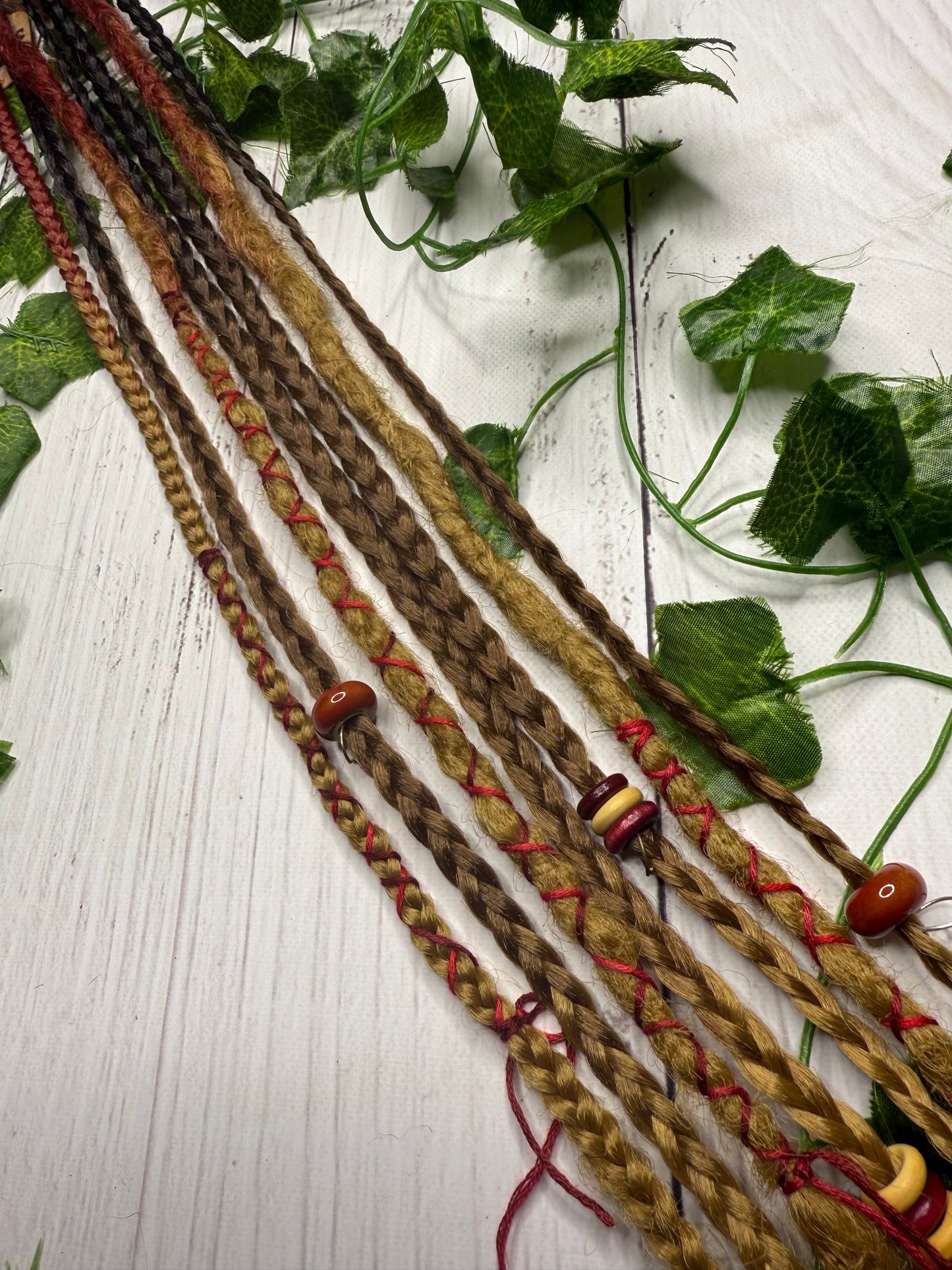 Set of 7, 64-70cm Natural Blend Synthetic Extensions