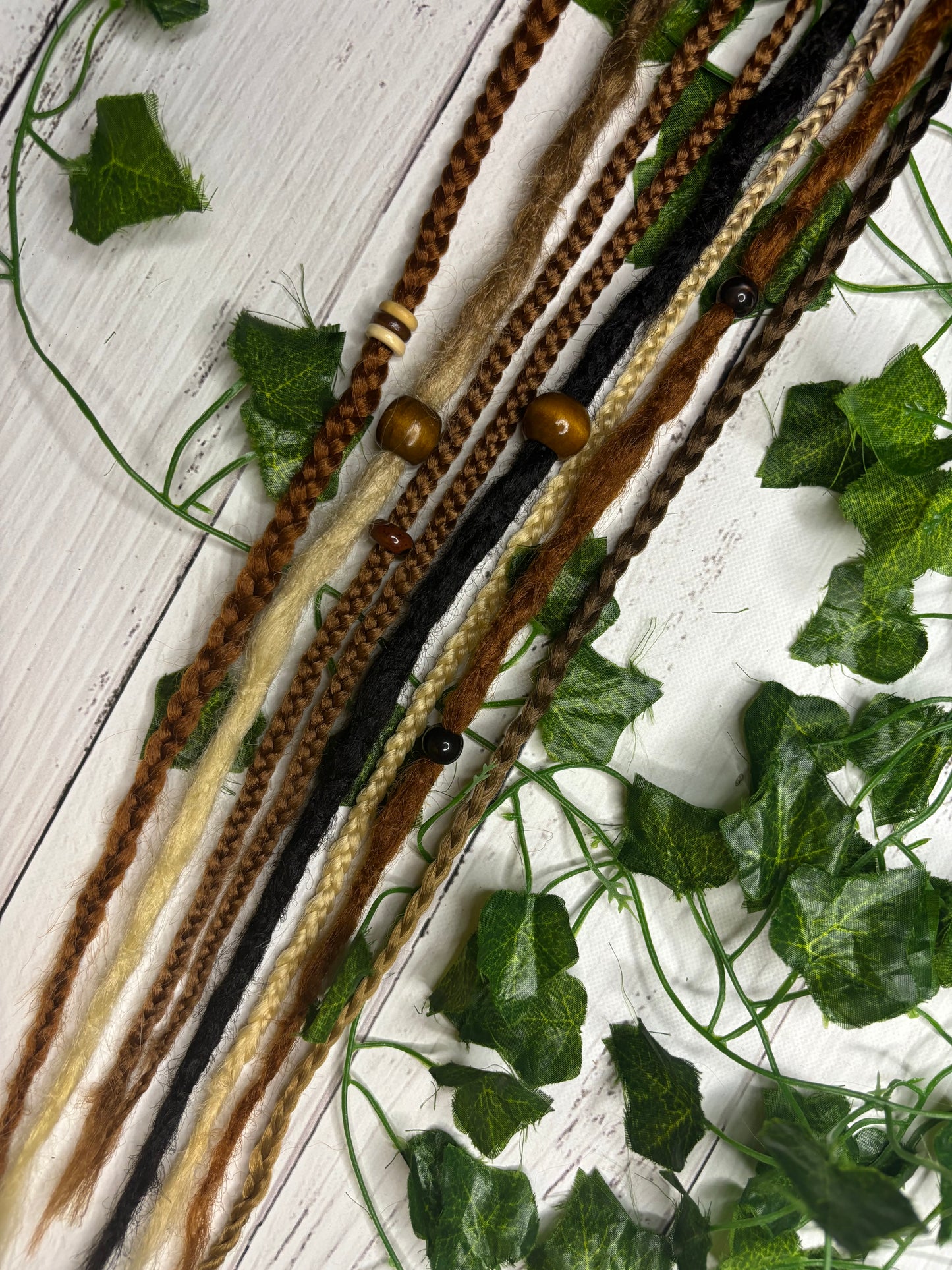 Set of 7, 58-67cm Natural Blend Synthetic Extensions (only available for online purchase)