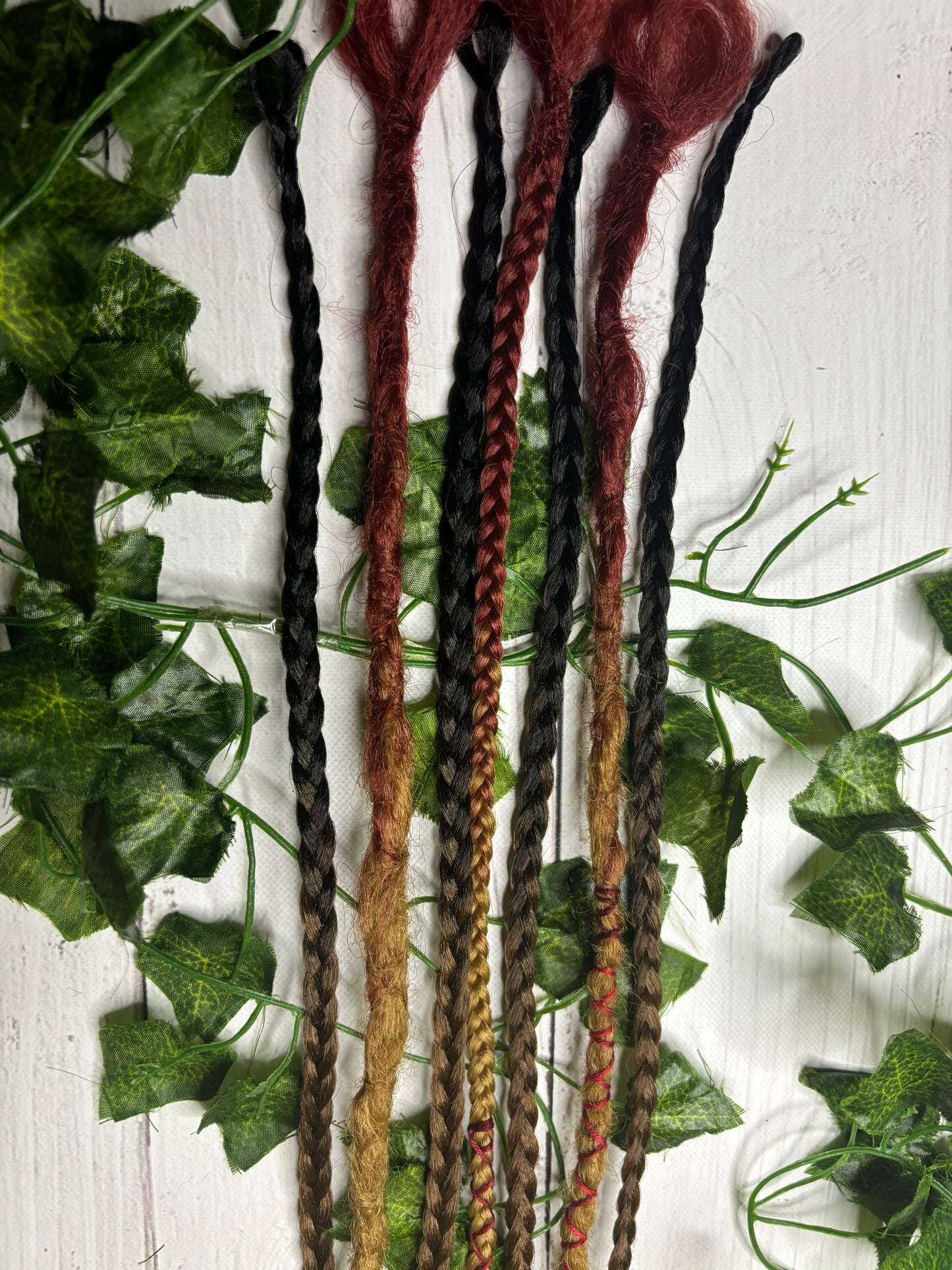 Set of 7, 64-70cm Natural Blend Synthetic Extensions