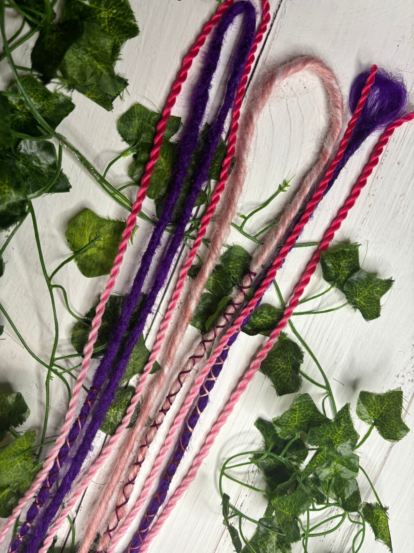 Set of 7 59-64cm Pink and Purple Synthetic Extensions (only available for online purchase)