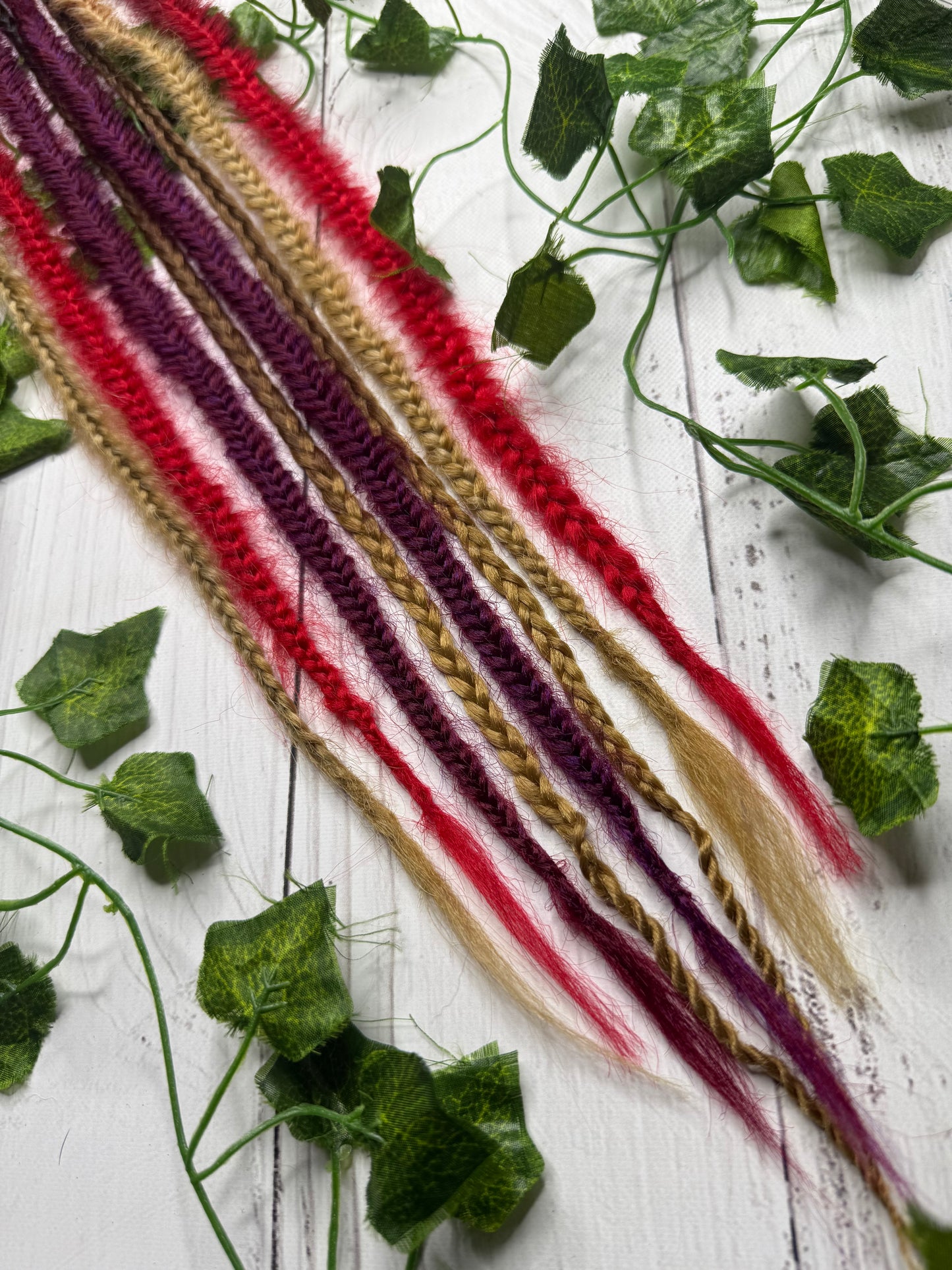Set of 5, 61-66cm Autumn Blend Synthetic Extensions