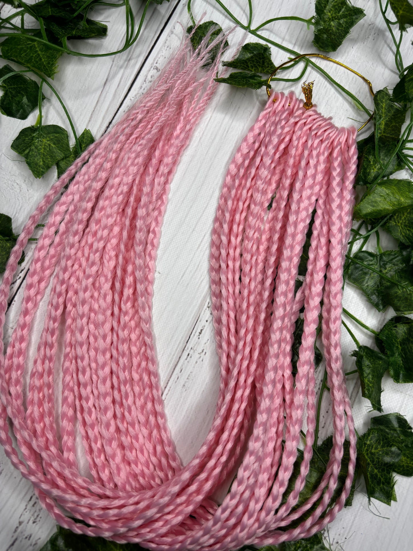 Pastel Pink Reusable Braids