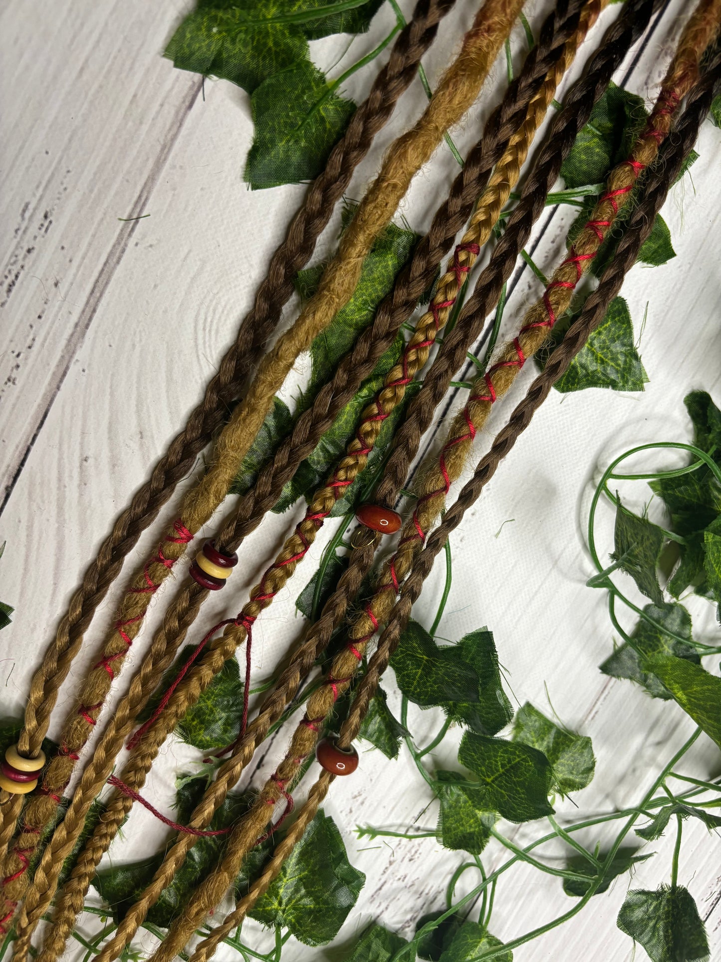 Set of 7, 64-70cm Natural Blend Synthetic Extensions