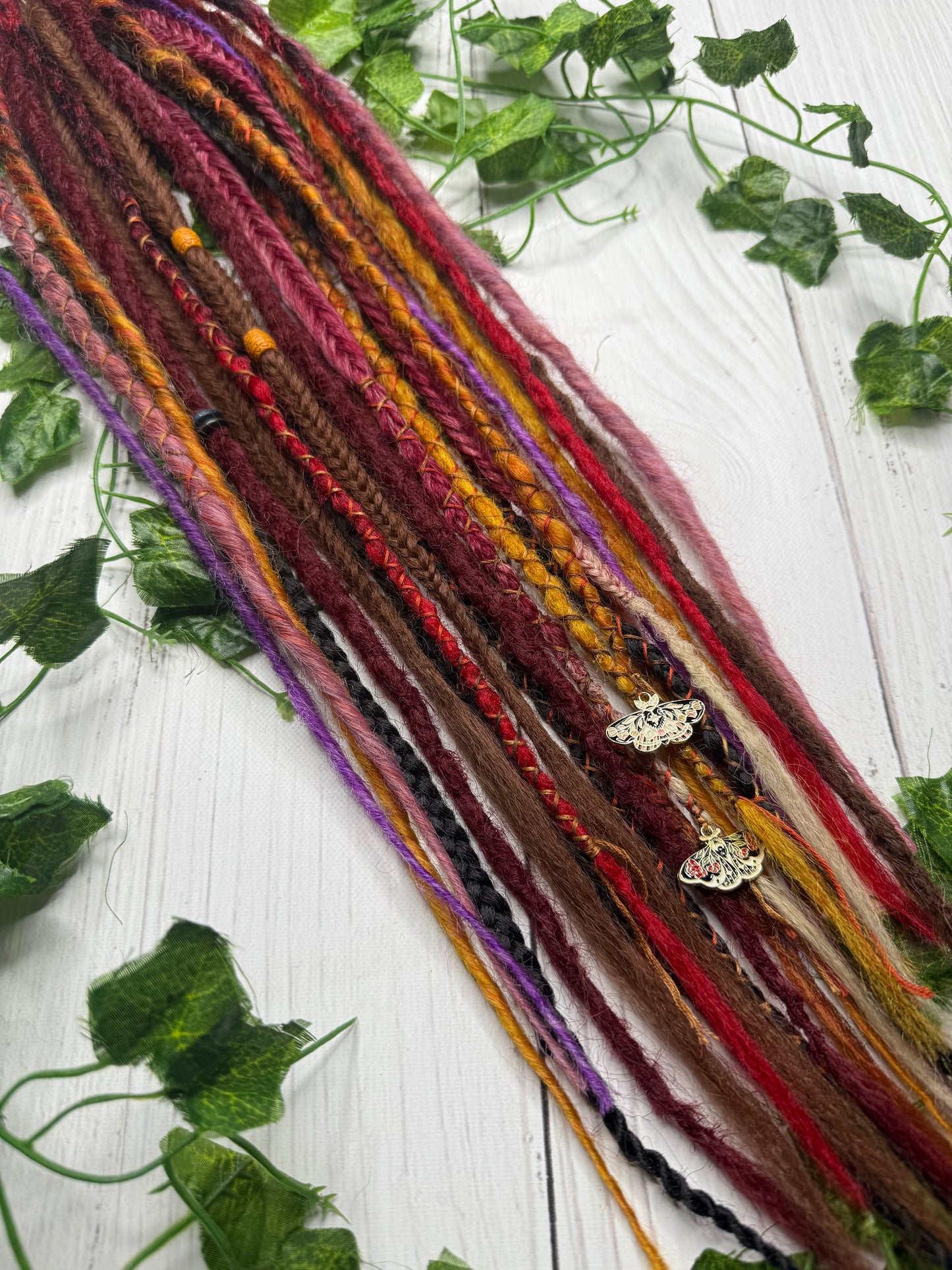 Set of 14, 54-64cm Deep Autumn blend Synthetic Extensions (only available for online purchase)