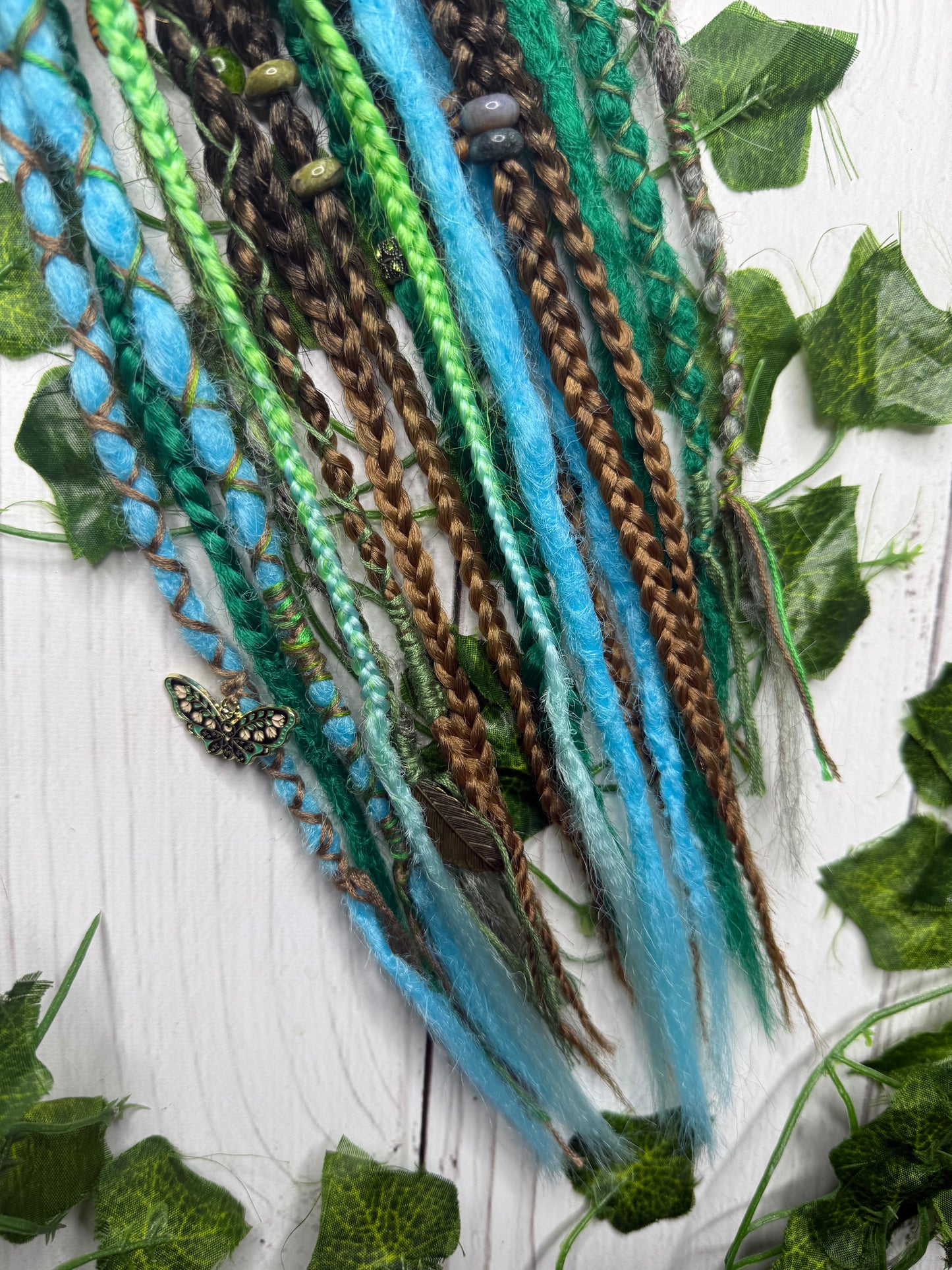 Set of 12, 42-45cm Earthy Blend Synthetic Extensions (only available for online purchase)