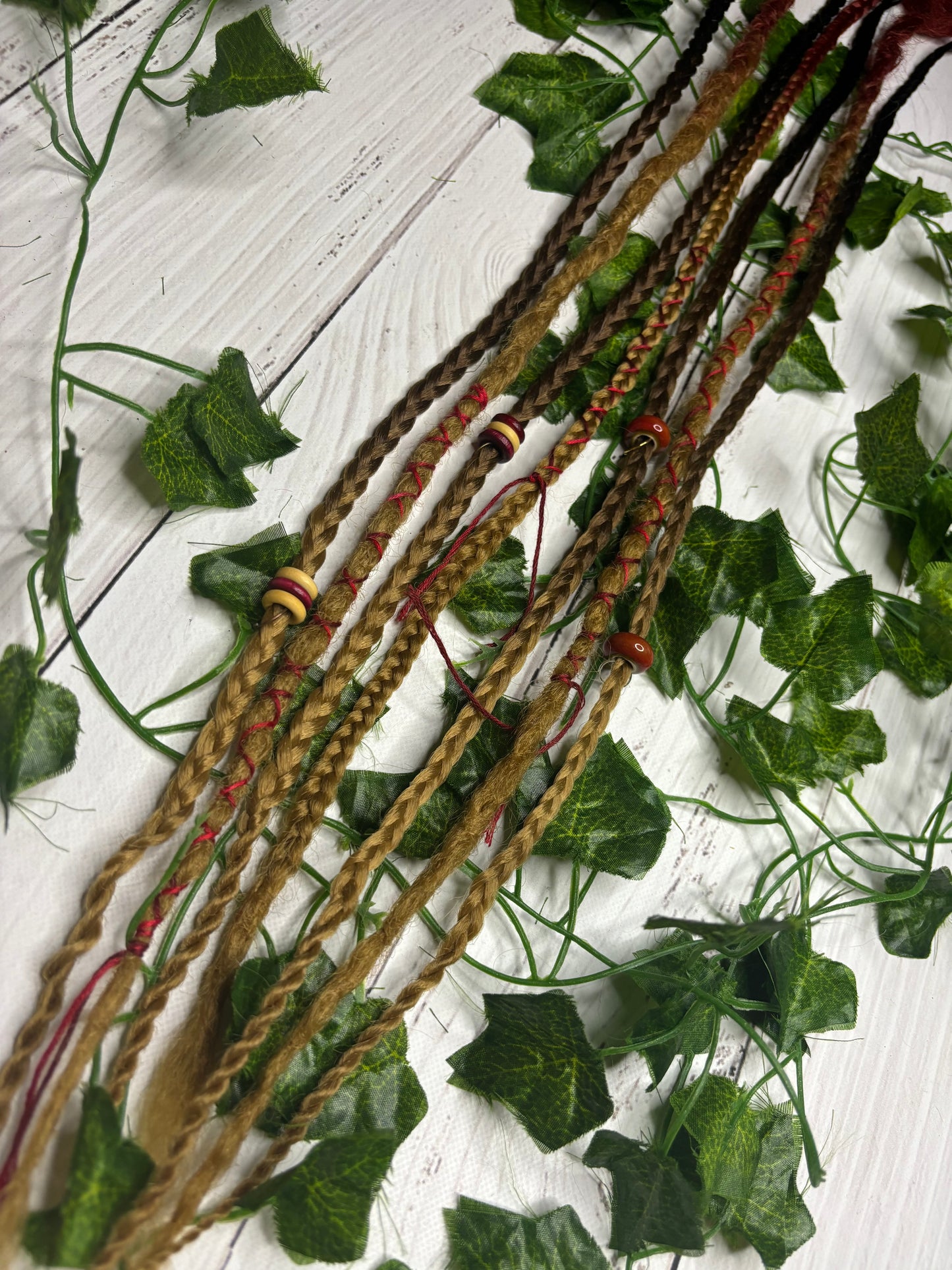 Set of 7, 64-70cm Natural Blend Synthetic Extensions