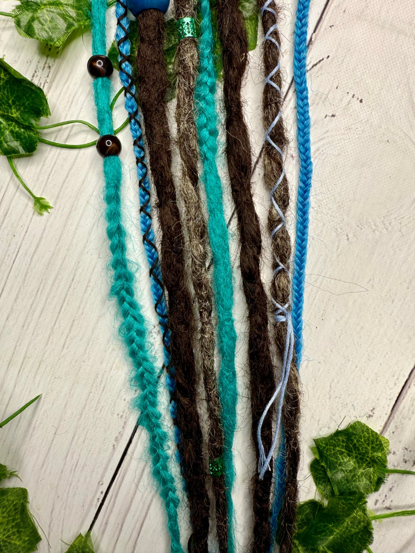 Set of 4, 62-68cm Earthy Blend Synthetic Extensions