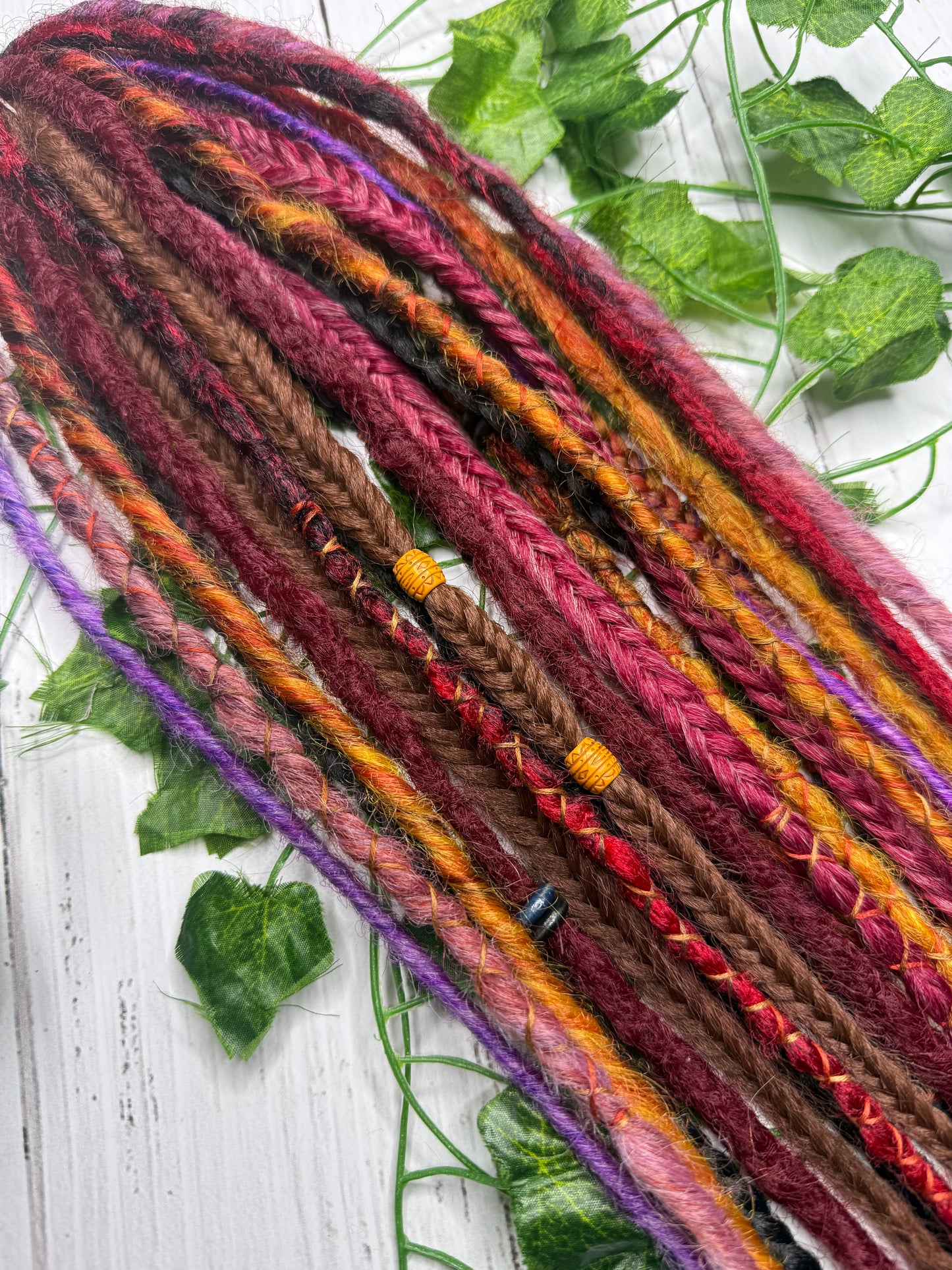 Set of 14, 54-64cm Deep Autumn blend Synthetic Extensions (only available for online purchase)