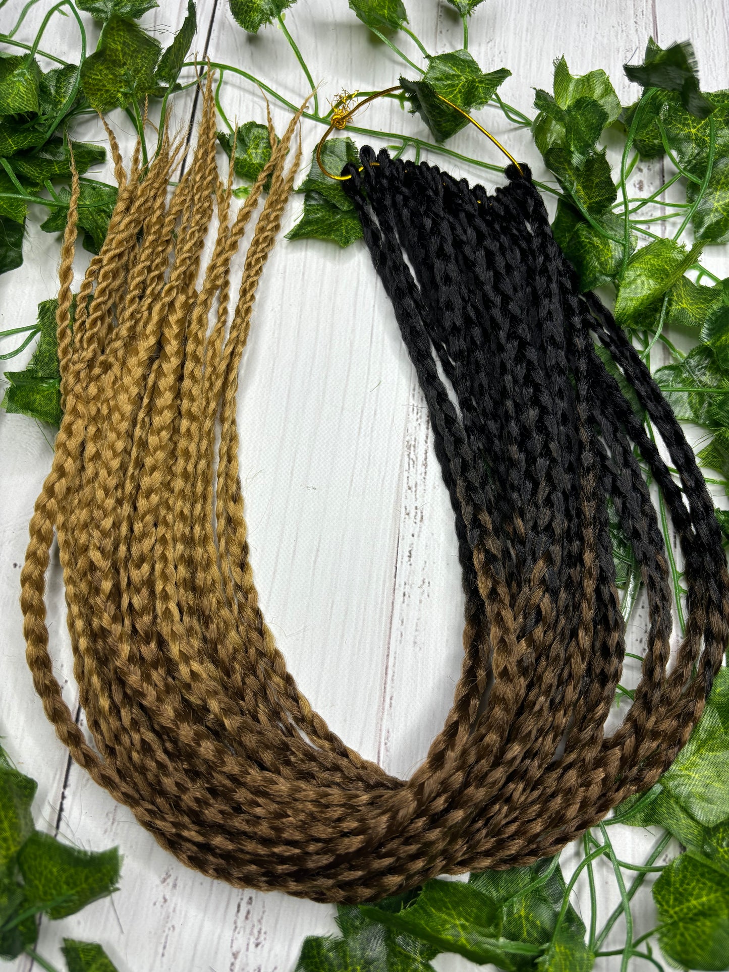 Black - Ombre Reusable Braids