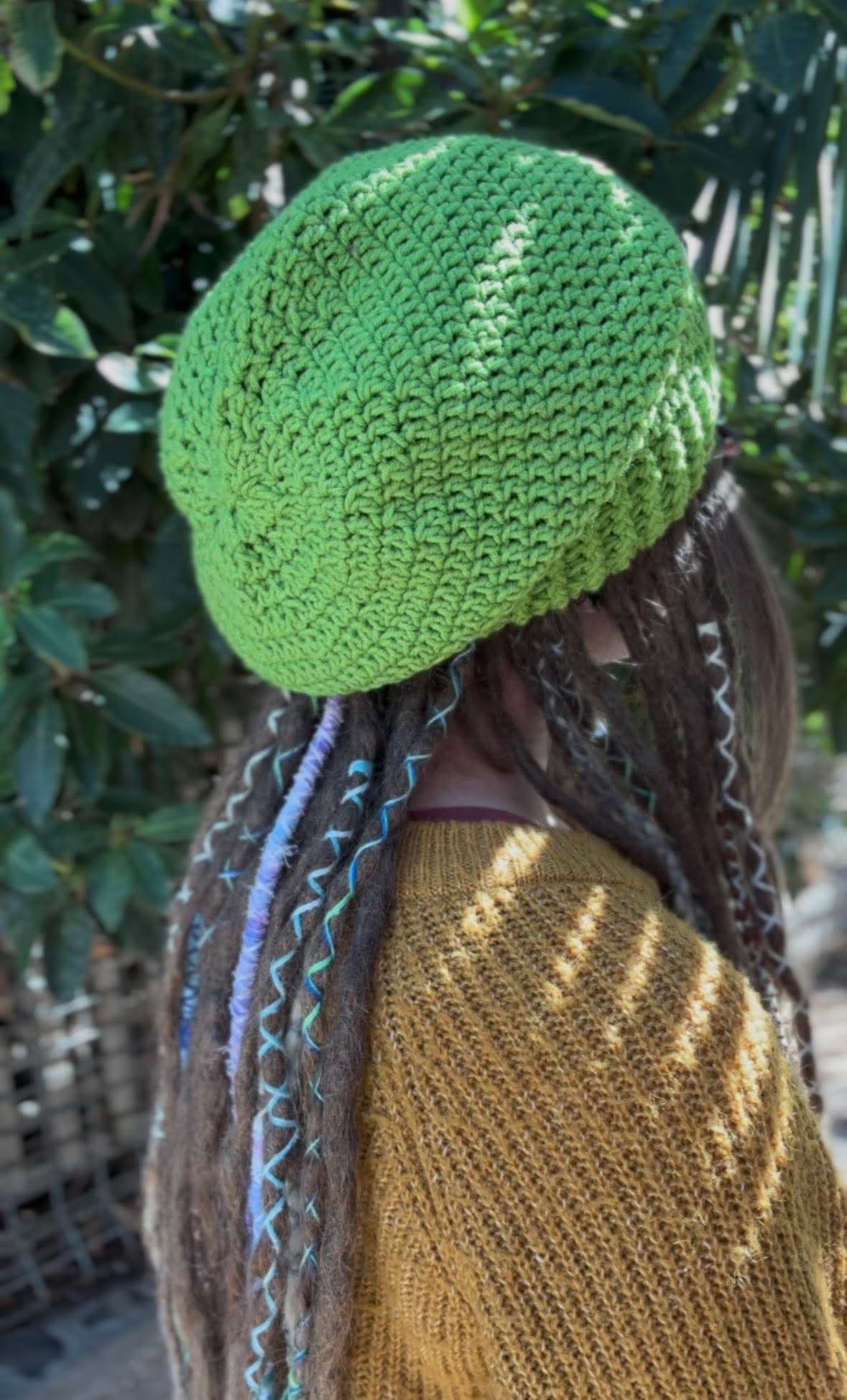 Light Green Handmade Beanie