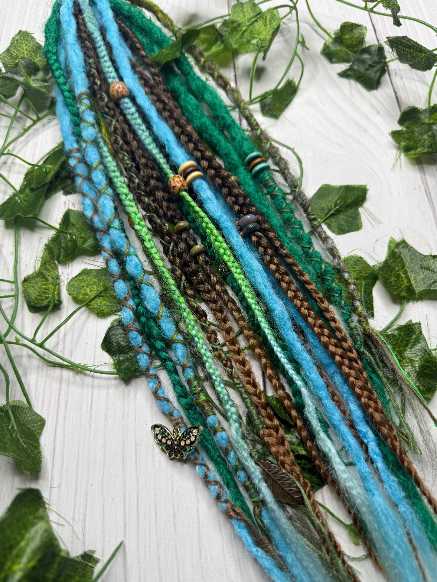 Set of 12, 42-45cm Earthy Blend Synthetic Extensions (only available for online purchase)