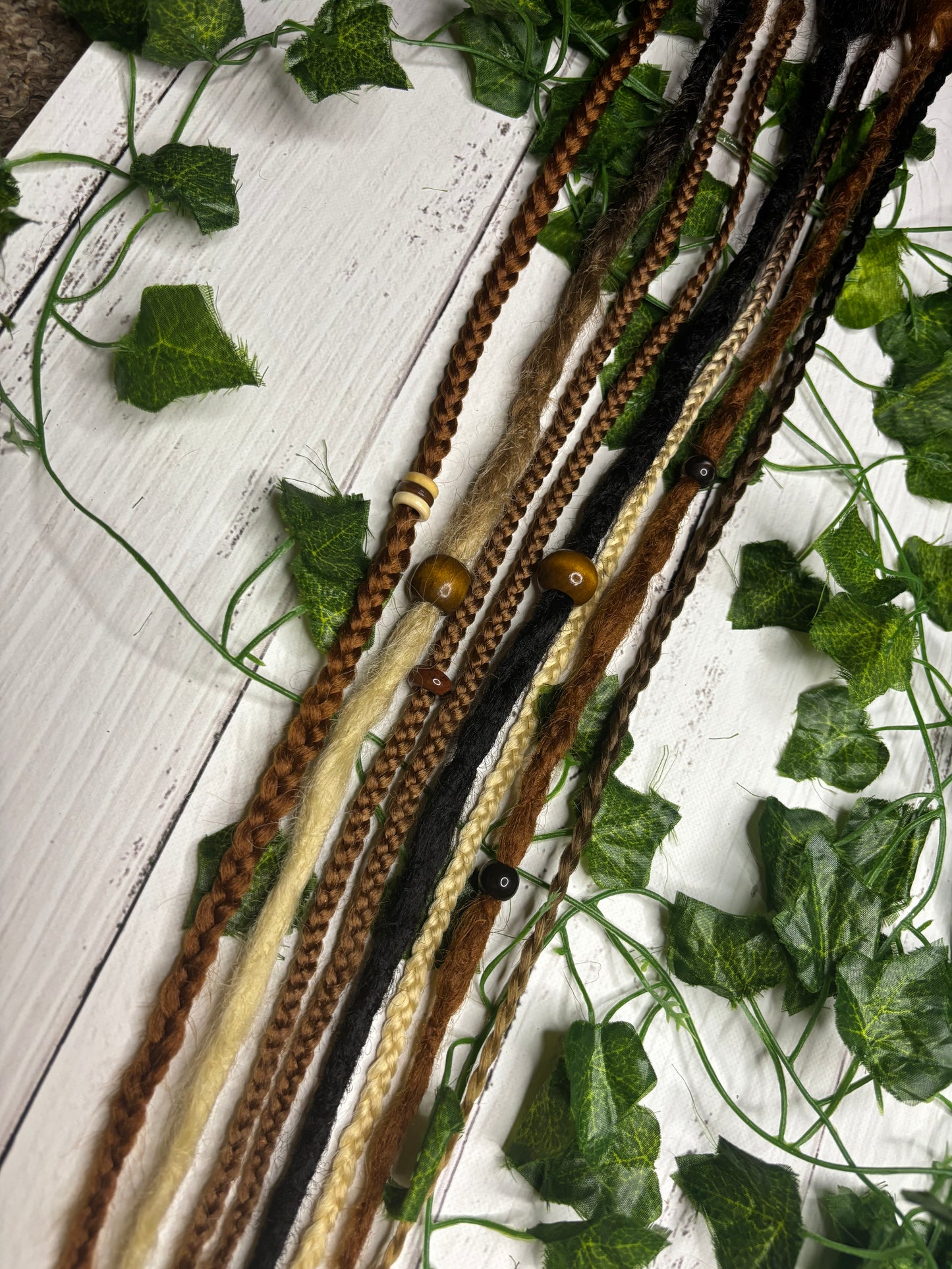 Set of 7, 58-67cm Natural Blend Synthetic Extensions (only available for online purchase)