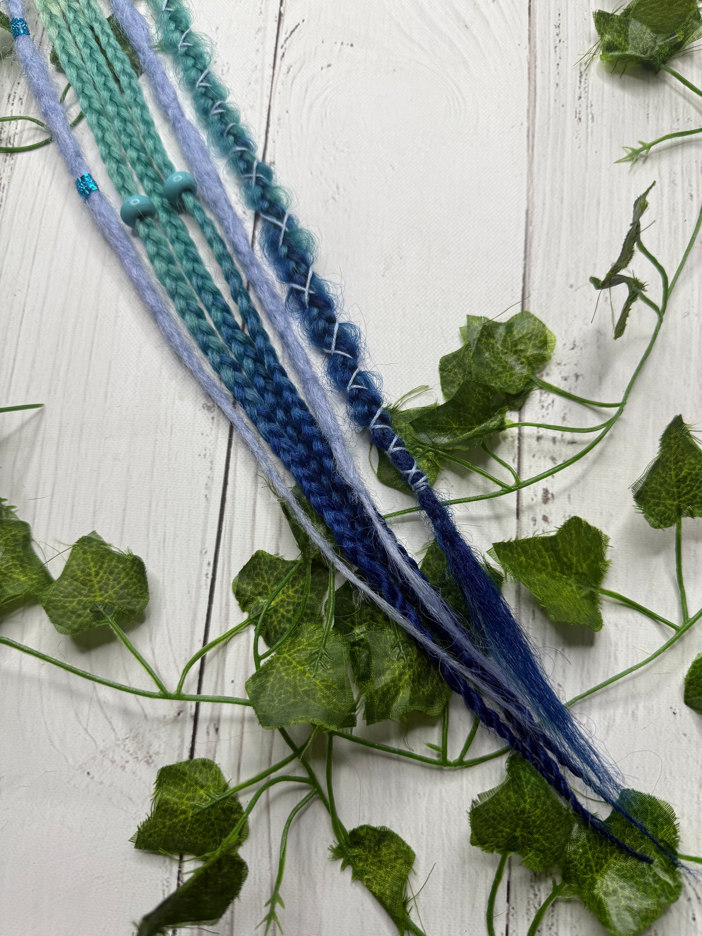 Set of 5, 55-61cmBlue Blend Synthetic Extensions (only available for online purchase)