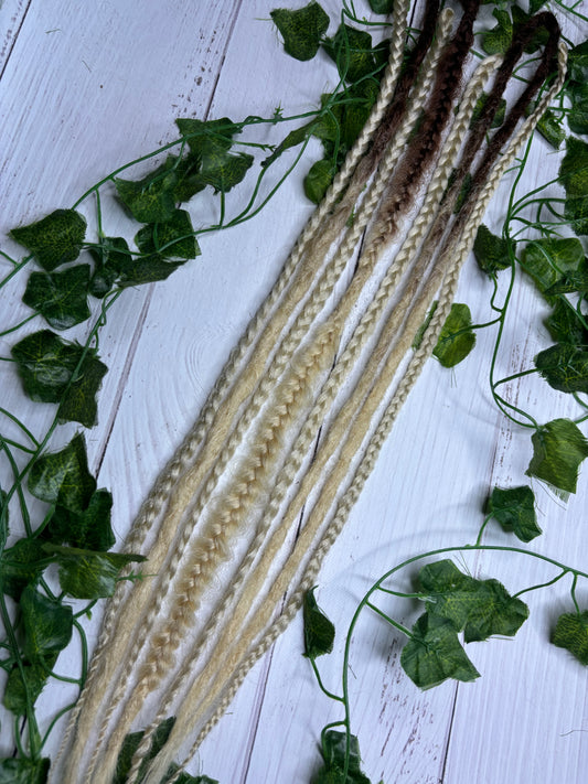 Set of 7, 53-63cm Natural Blend Synthetic Extensions (only available for online purchase)