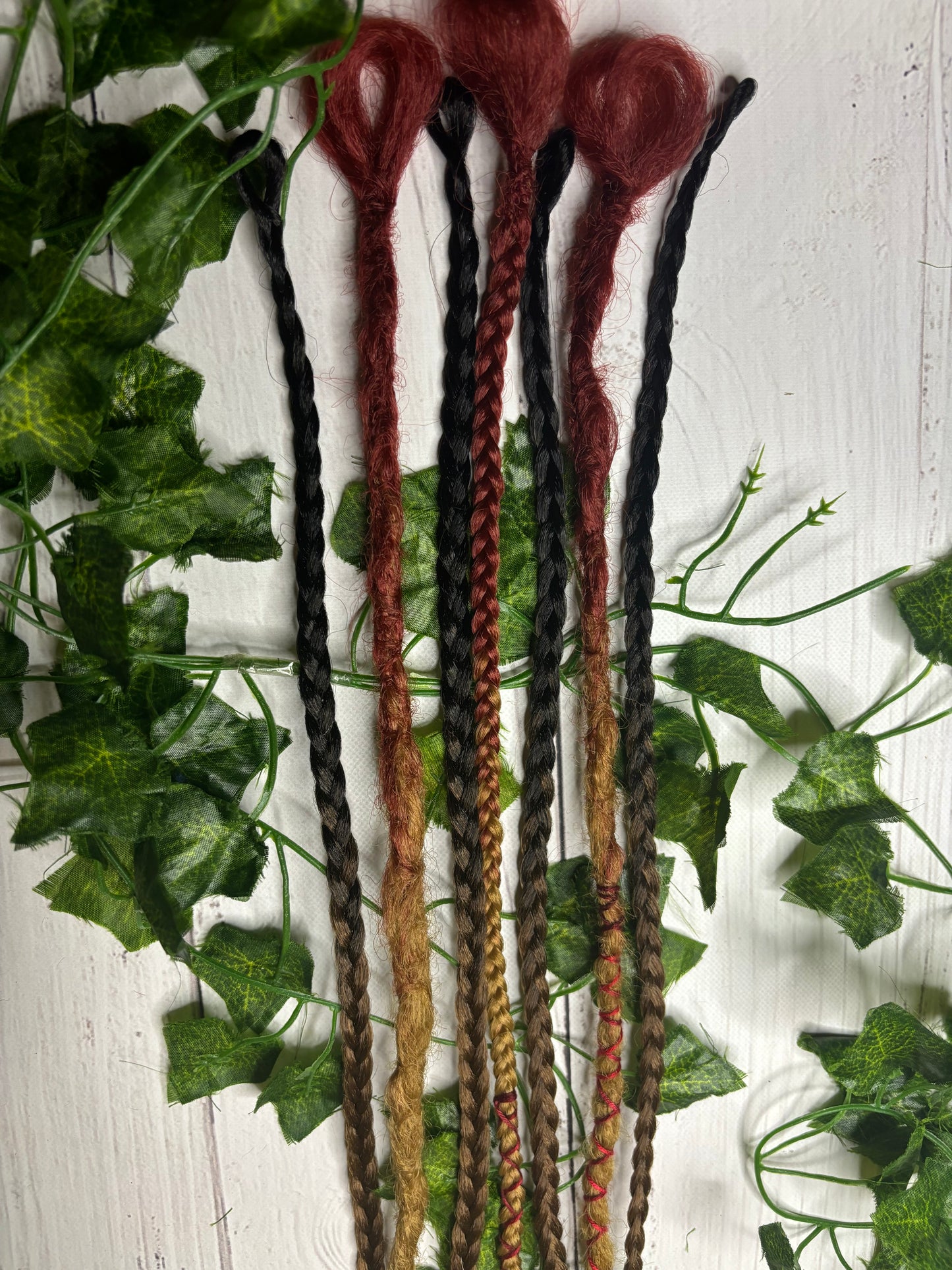 Set of 7, 64-70cm Natural Blend Synthetic Extensions