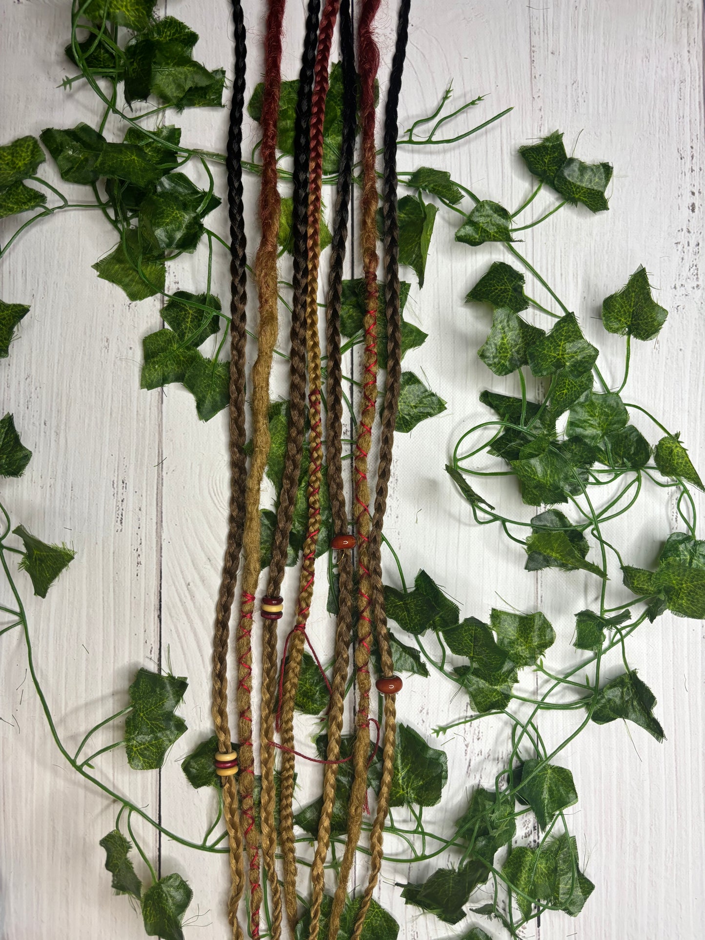 Set of 7, 64-70cm Natural Blend Synthetic Extensions