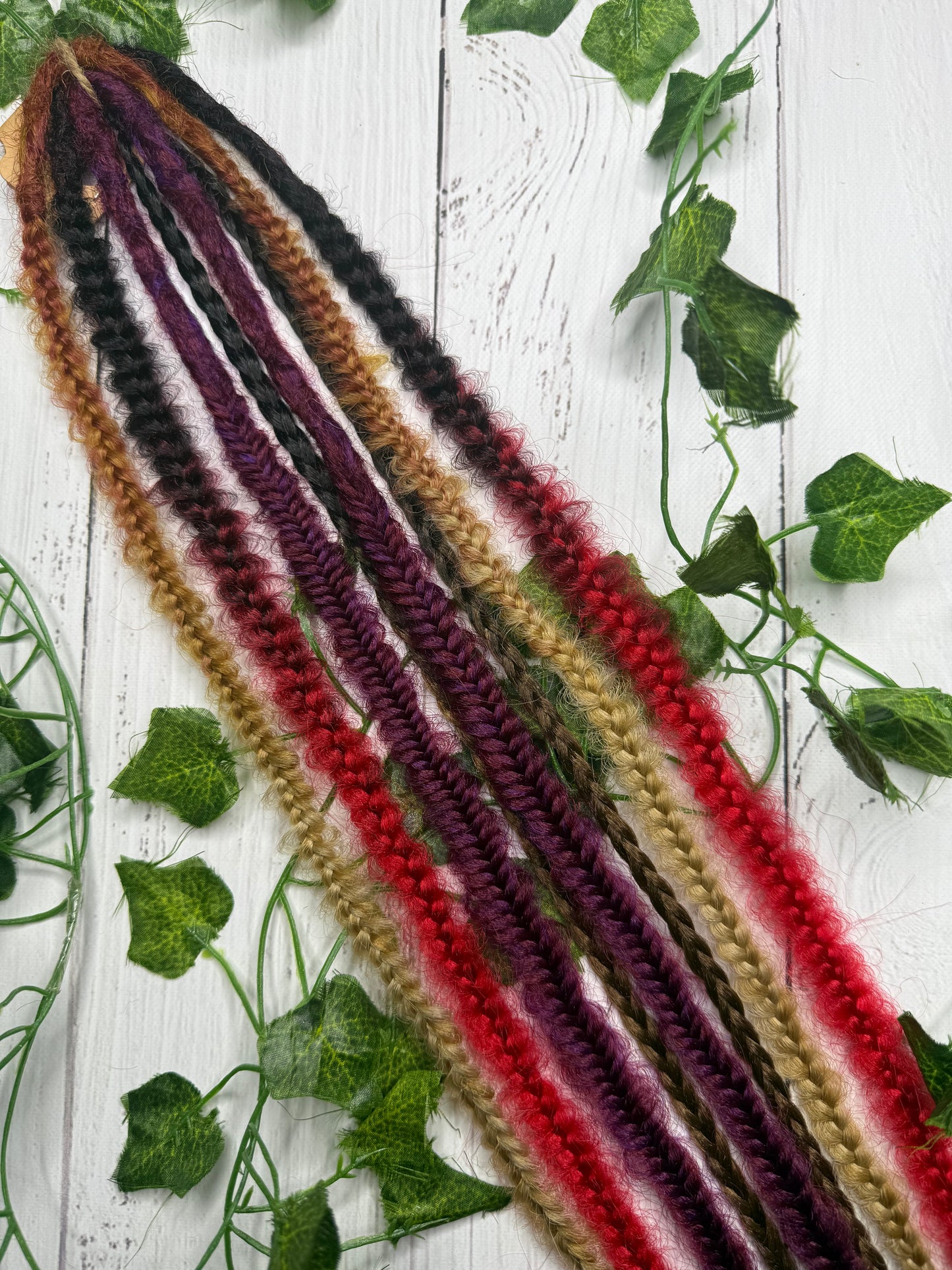 Set of 5, 61-66cm Autumn Blend Synthetic Extensions