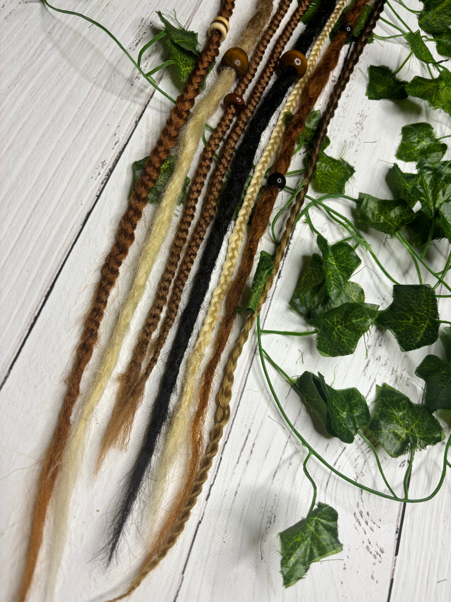 Set of 7, 58-67cm Natural Blend Synthetic Extensions (only available for online purchase)