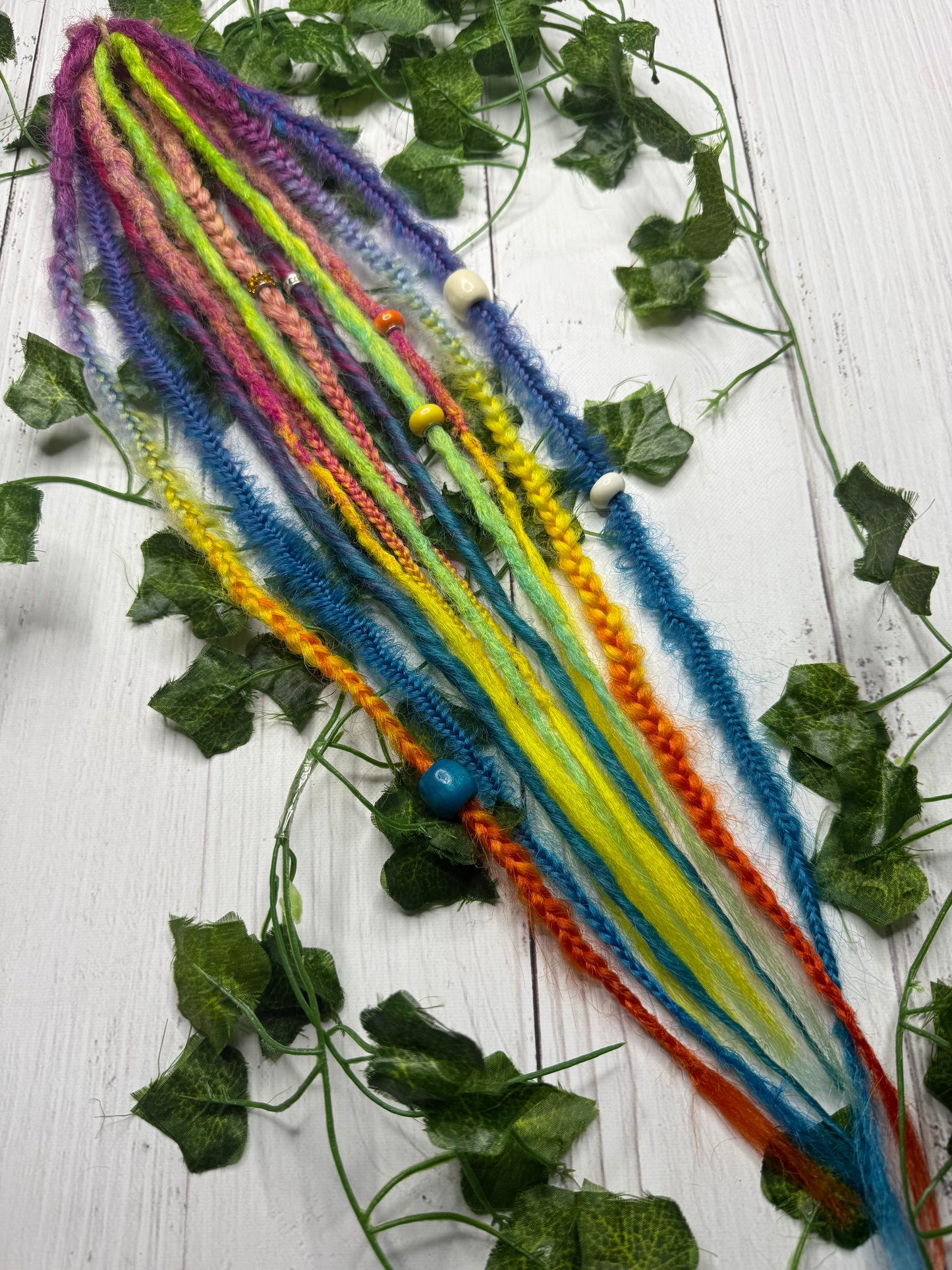 Set of 6, 45-60cm Rainbow Synthetic Extensions