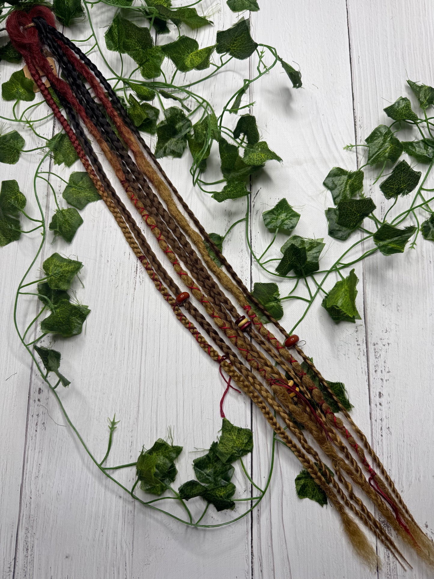 Set of 7, 64-70cm Natural Blend Synthetic Extensions