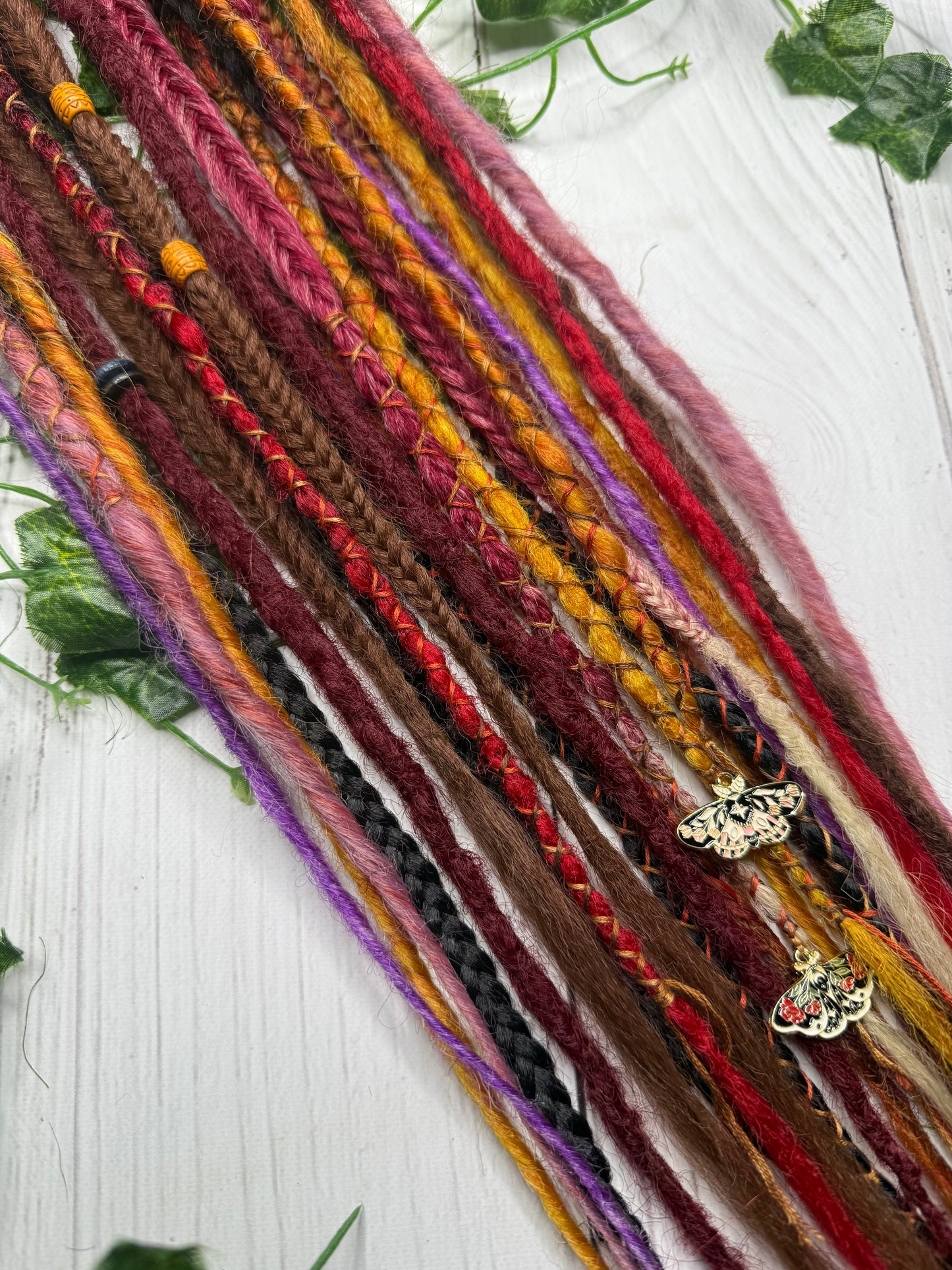 Set of 14, 54-64cm Deep Autumn blend Synthetic Extensions (only available for online purchase)