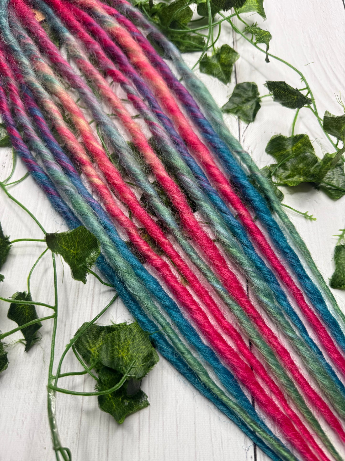 Set of 6, 53-57cm Bright Mermaid Synthetic Extensions