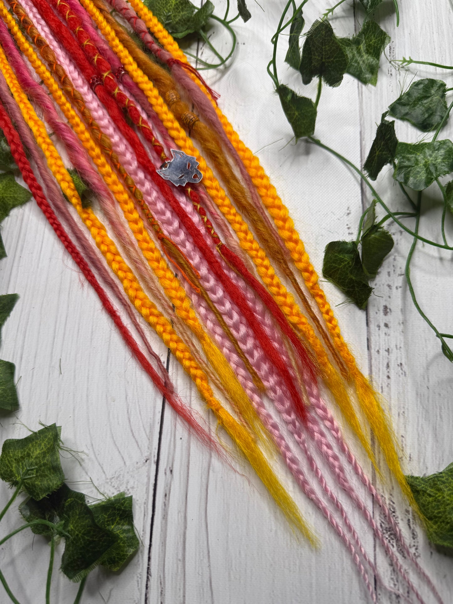 Set of 12, 50-60cm Bright Summery Synthetic Extensions (only available for online purchase)