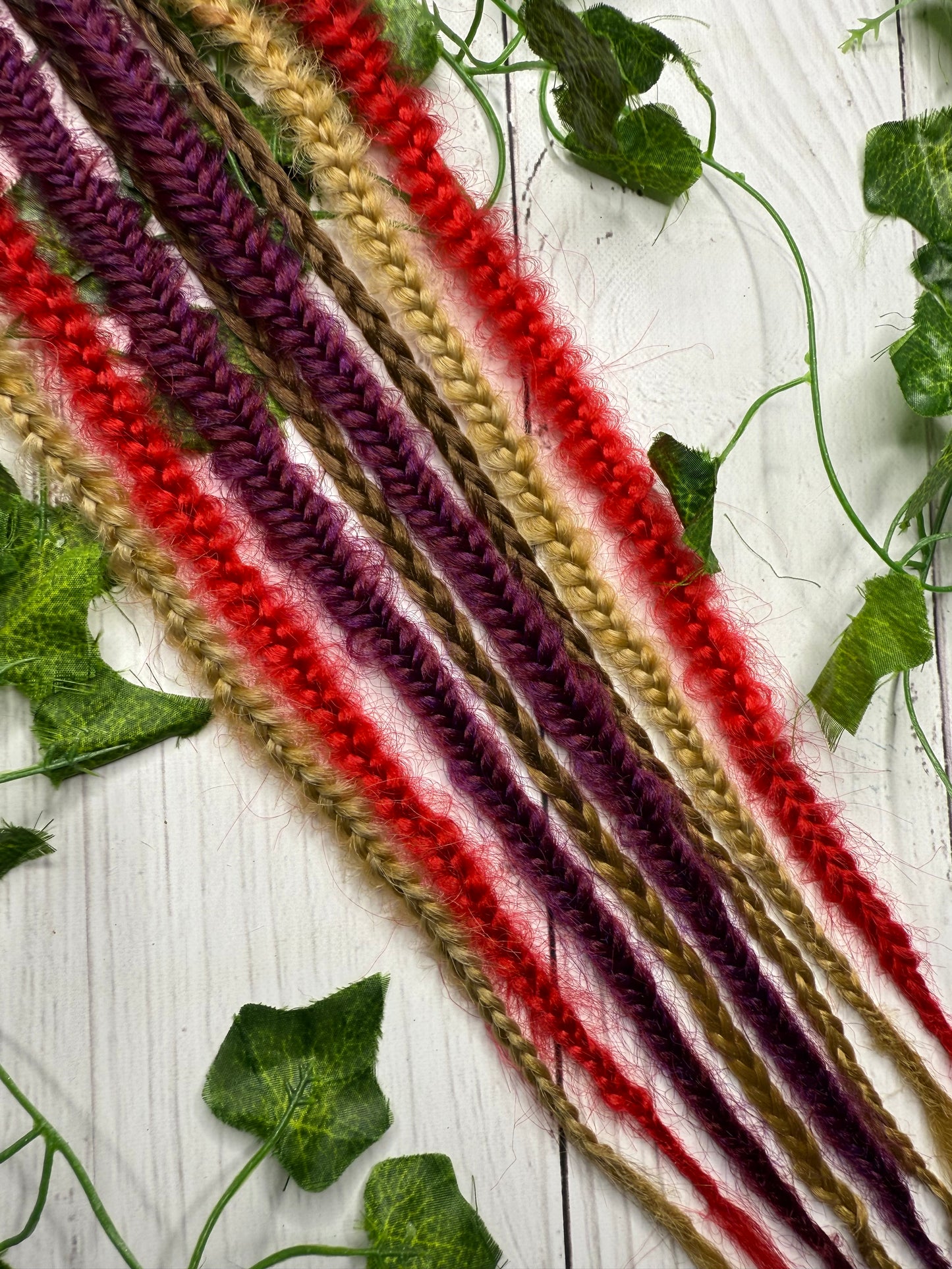 Set of 5, 61-66cm Autumn Blend Synthetic Extensions