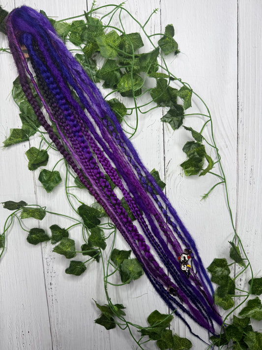 Set of 10, 54-64cm Gothic Blend Synthetic Extensions