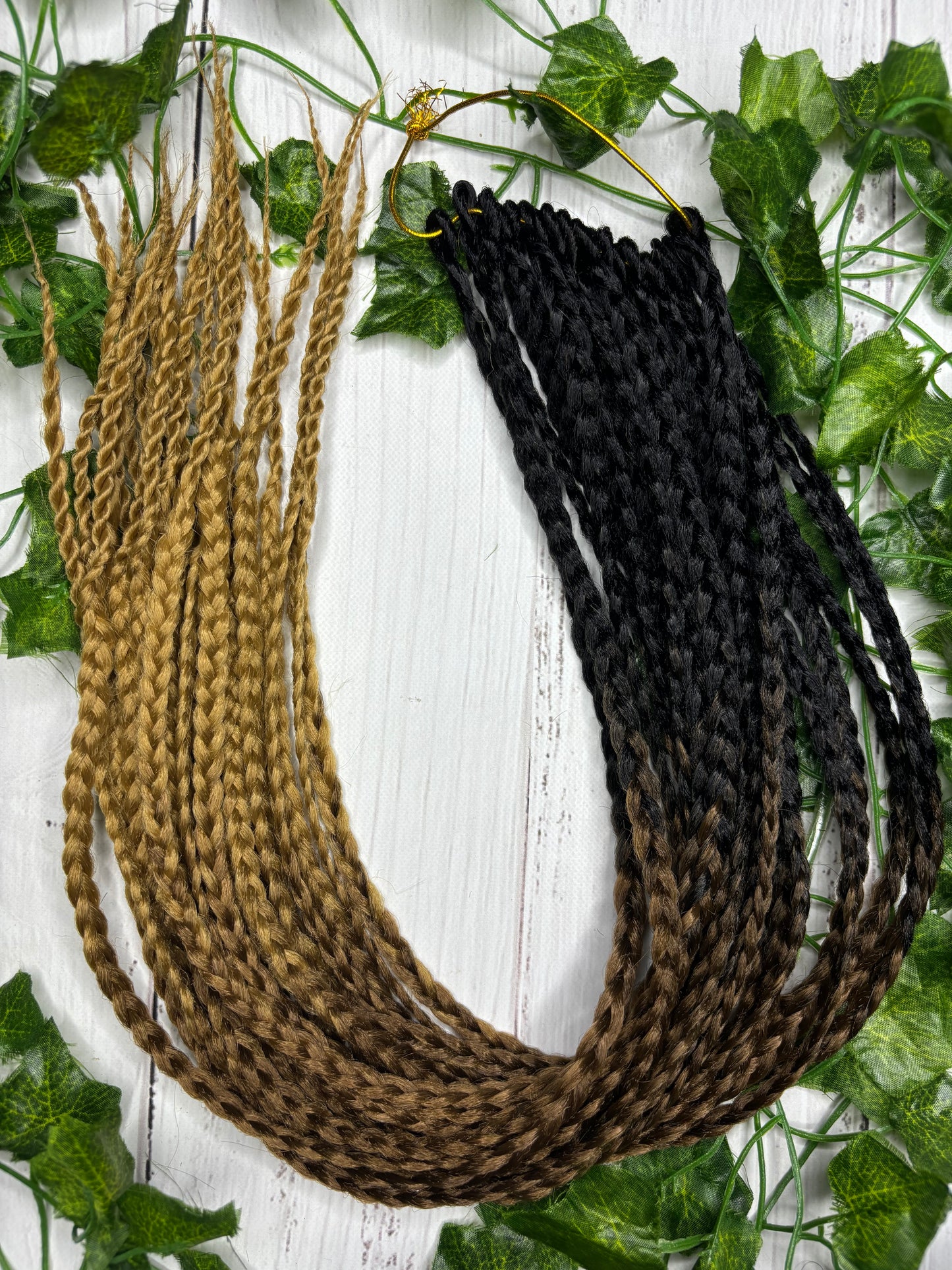 Black - Ombre Reusable Braids