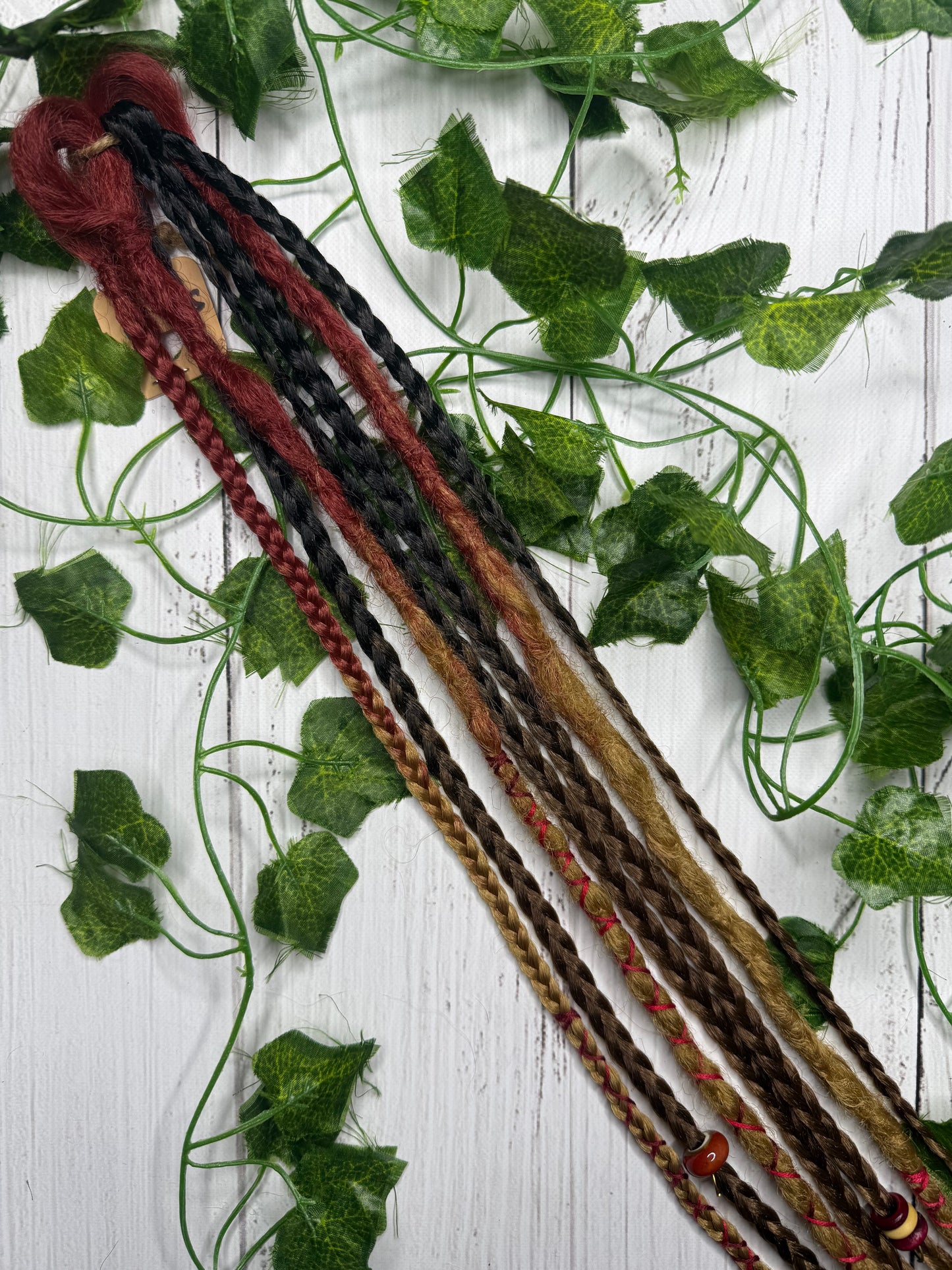 Set of 7, 64-70cm Natural Blend Synthetic Extensions