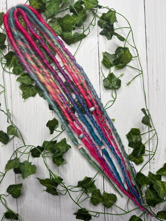 Set of 4, 53-58cm Mermaid Blend Synthetic Extensions