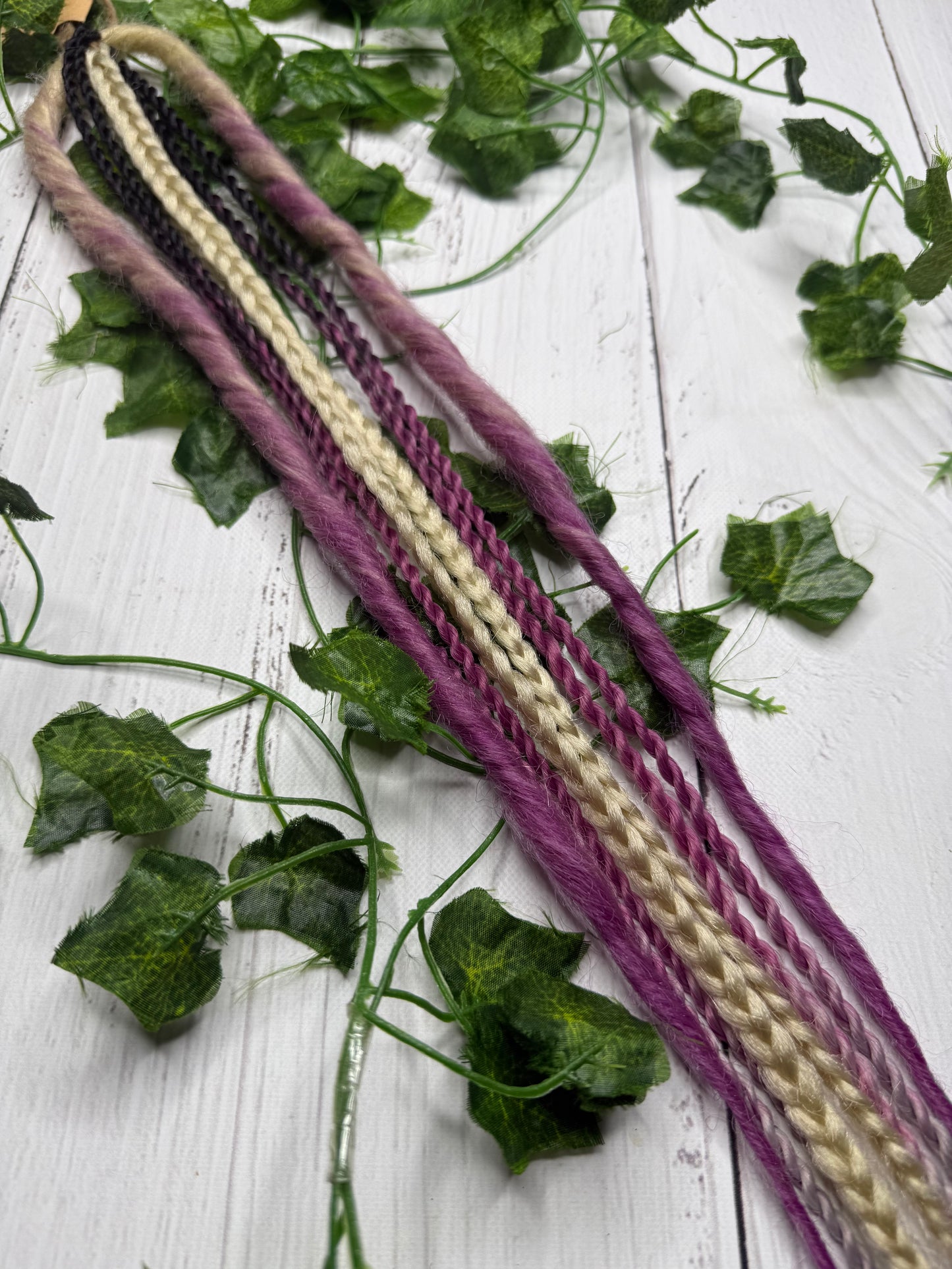 Set of 7, 49-64cm Purple Blend Synthetic Extensions (only available for online purchase)