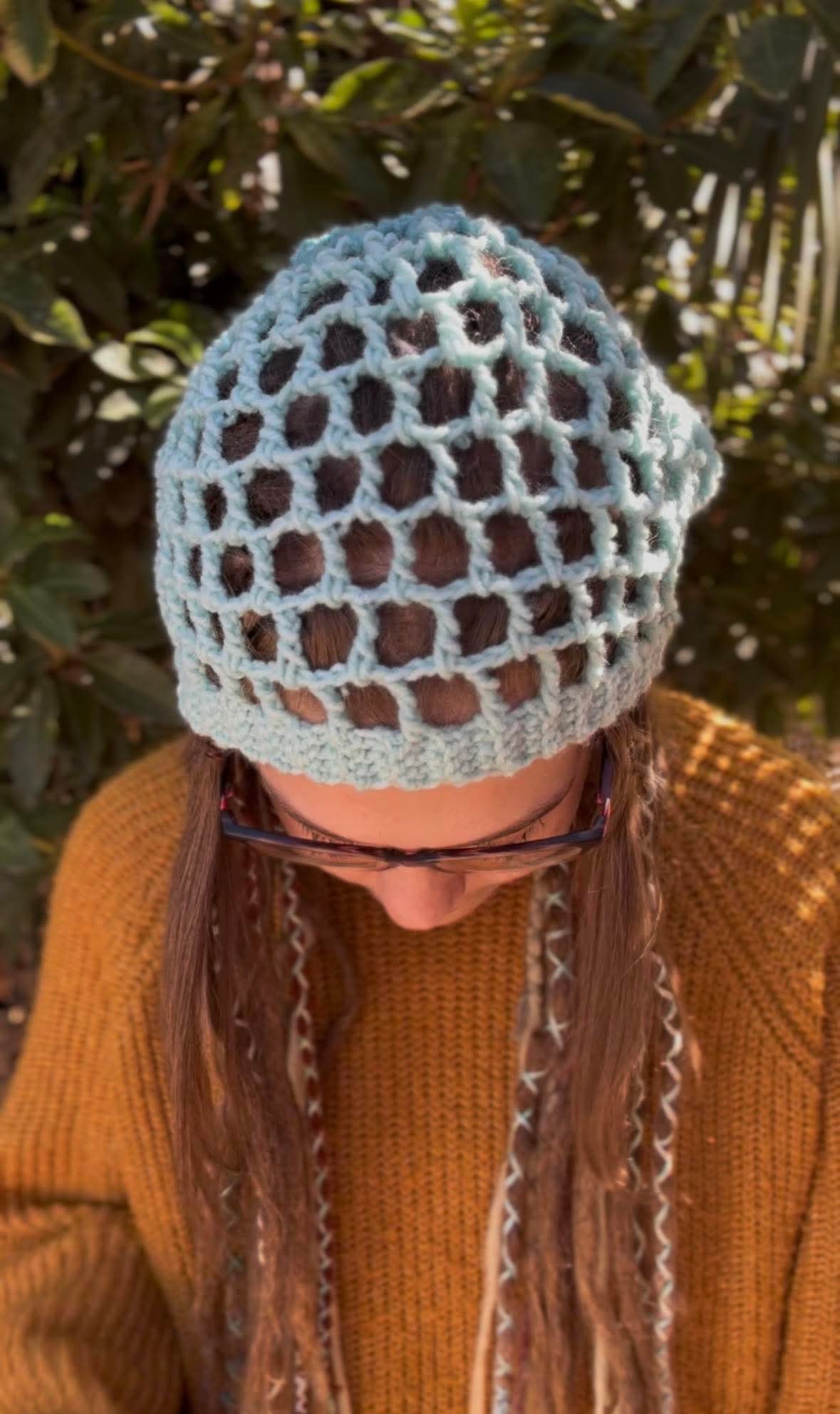 Blue Net Handmade Beanie