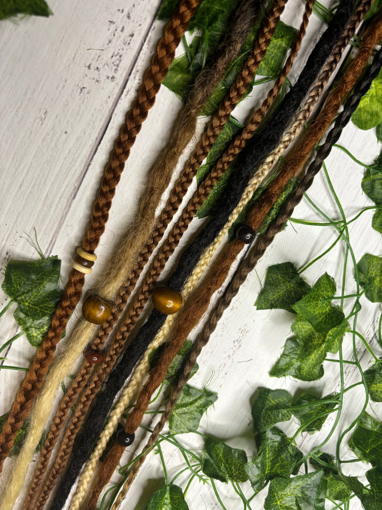 Set of 7, 58-67cm Natural Blend Synthetic Extensions (only available for online purchase)