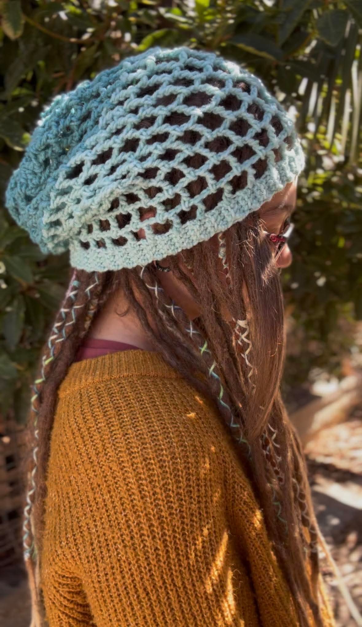 Blue Net Handmade Beanie