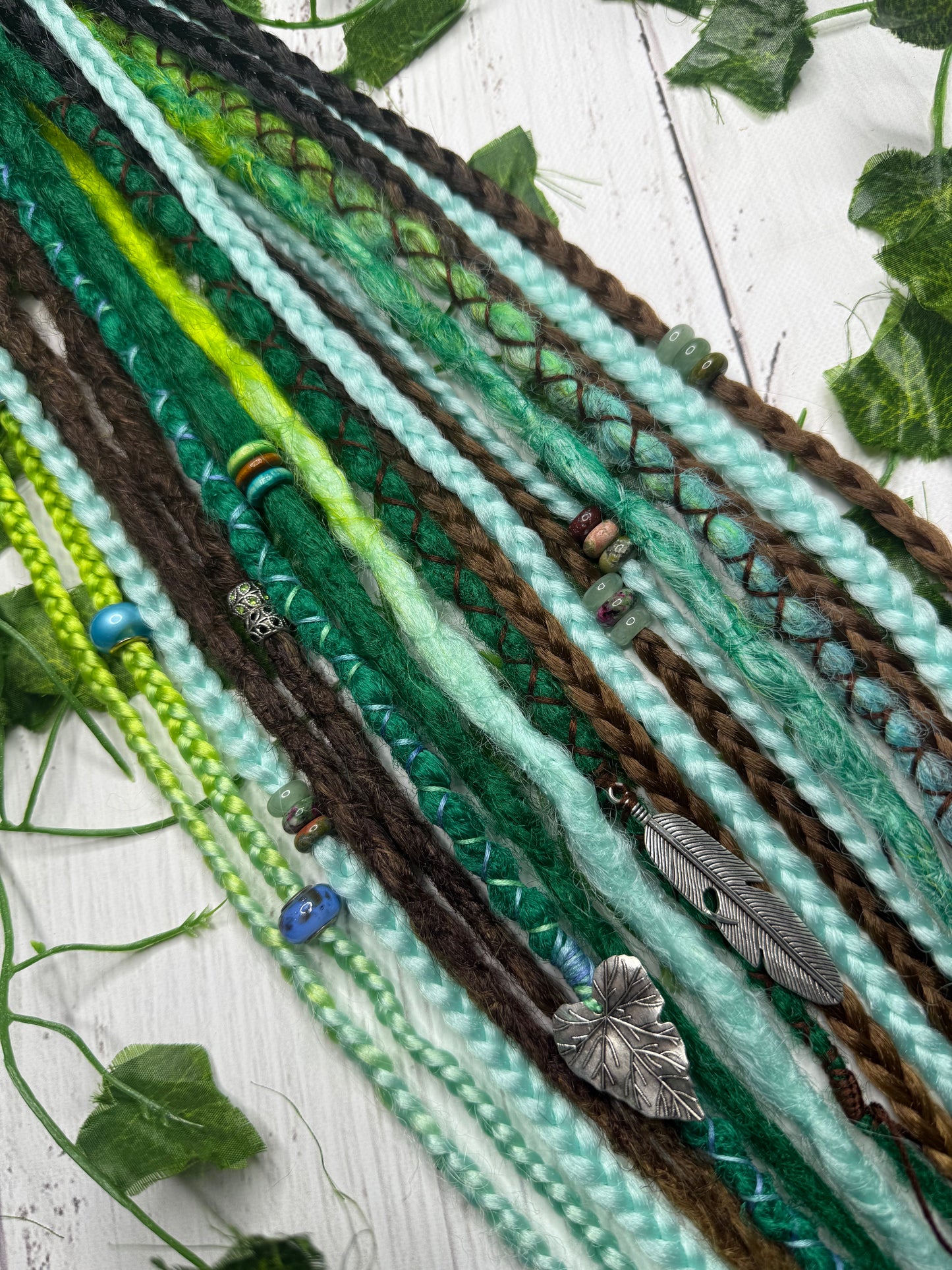 Set of 16, 55-66cm Earthy Blend Synthetic Extensions (only available for online purchase)