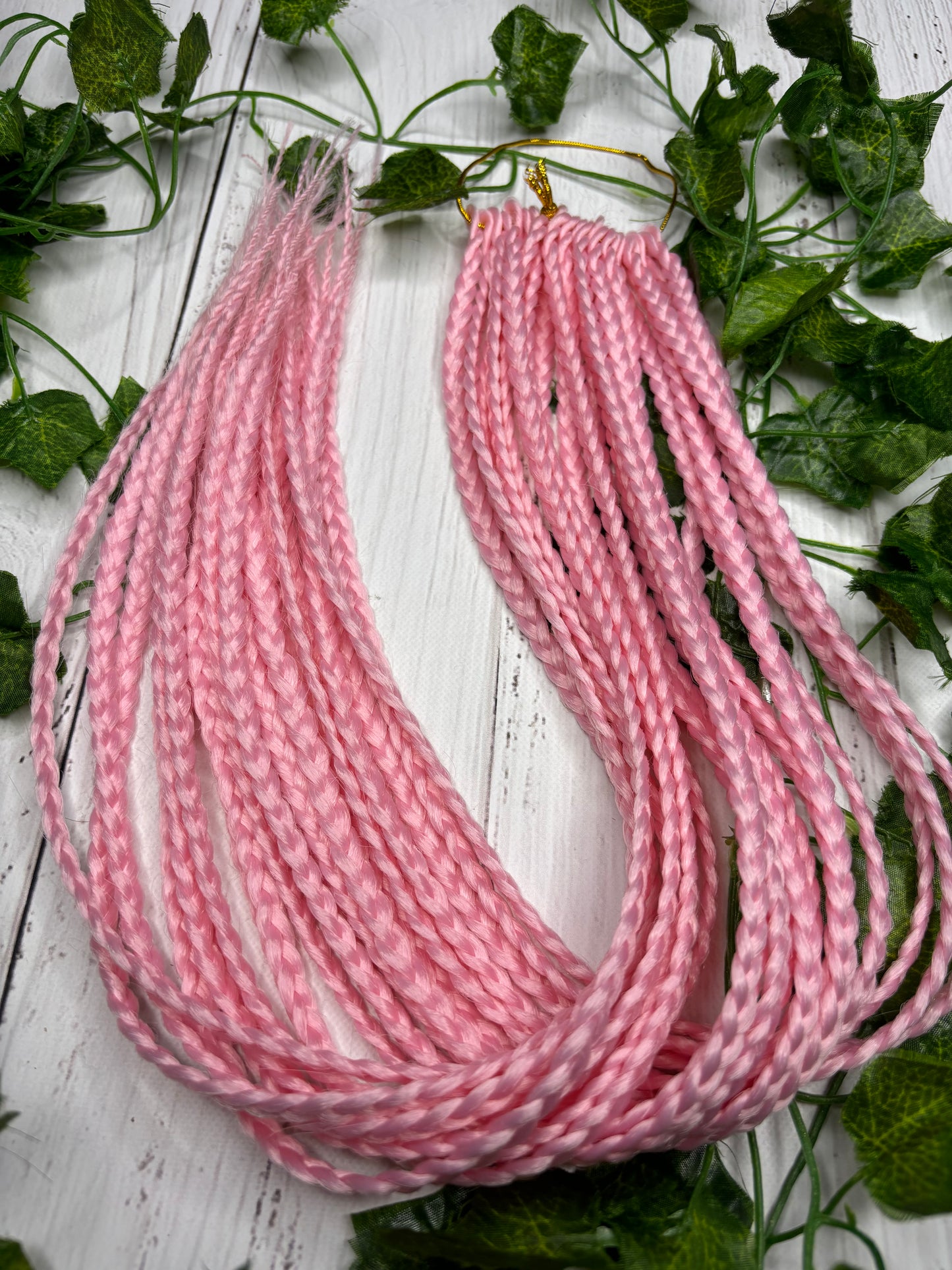 Pastel Pink Reusable Braids