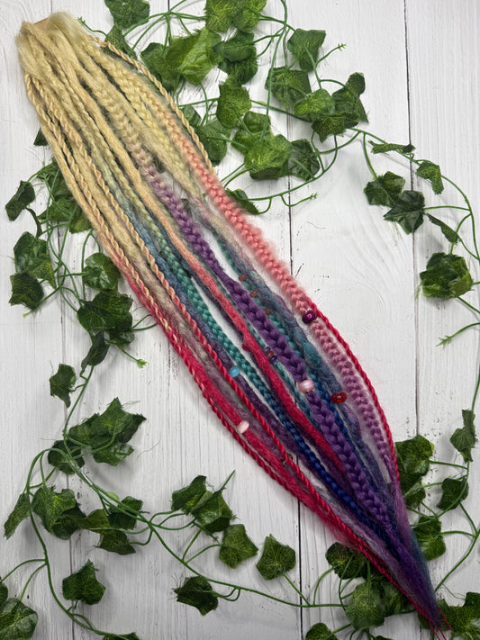 Set of 13, 56-66cm Blonde Top Synthetic Extensions (only available for online purchase)