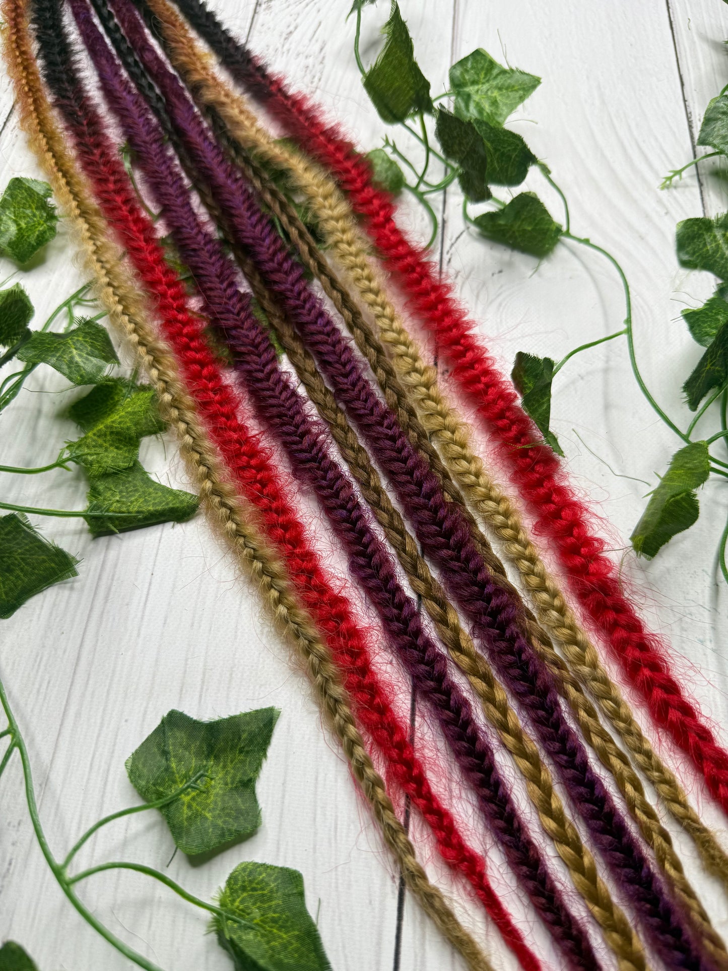 Set of 5, 61-66cm Autumn Blend Synthetic Extensions