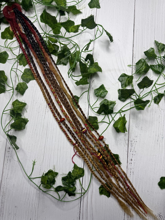 Set of 7, 64-70cm Natural Blend Synthetic Extensions