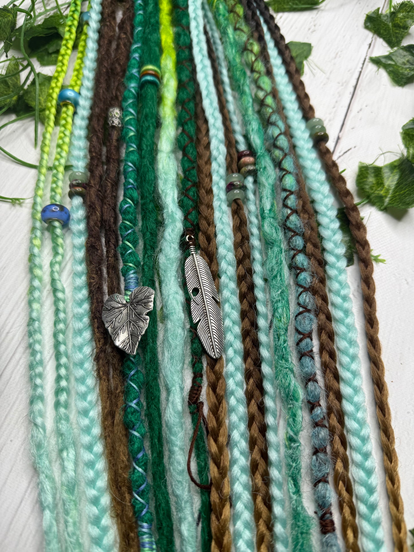 Set of 16, 55-66cm Earthy Blend Synthetic Extensions (only available for online purchase)