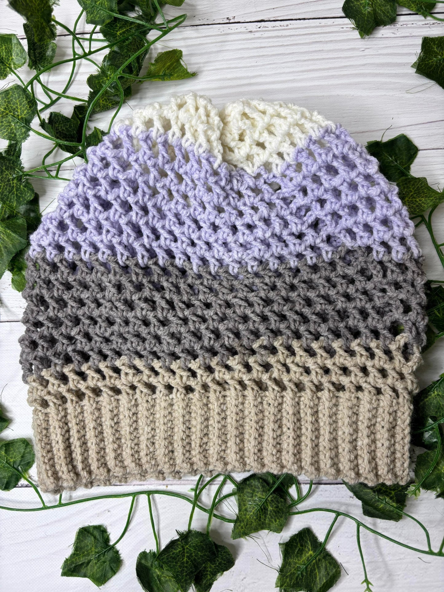 Lavender Hills Handmade Beanie
