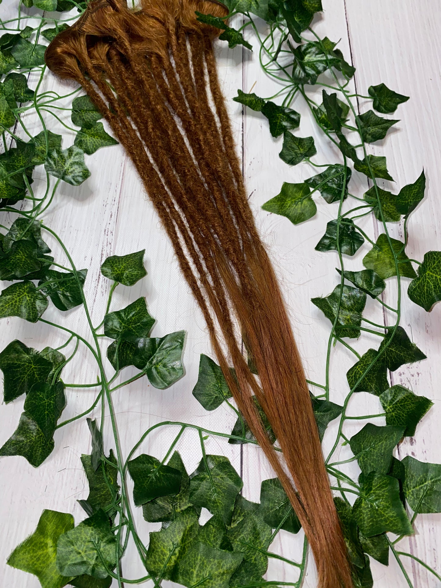 13 Ginger Human Hair Dreadlock Extensions