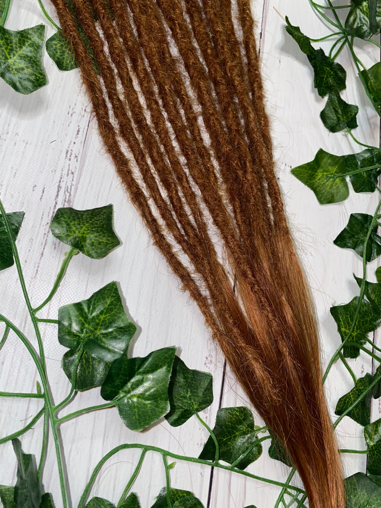 13 Ginger Human Hair Dreadlock Extensions
